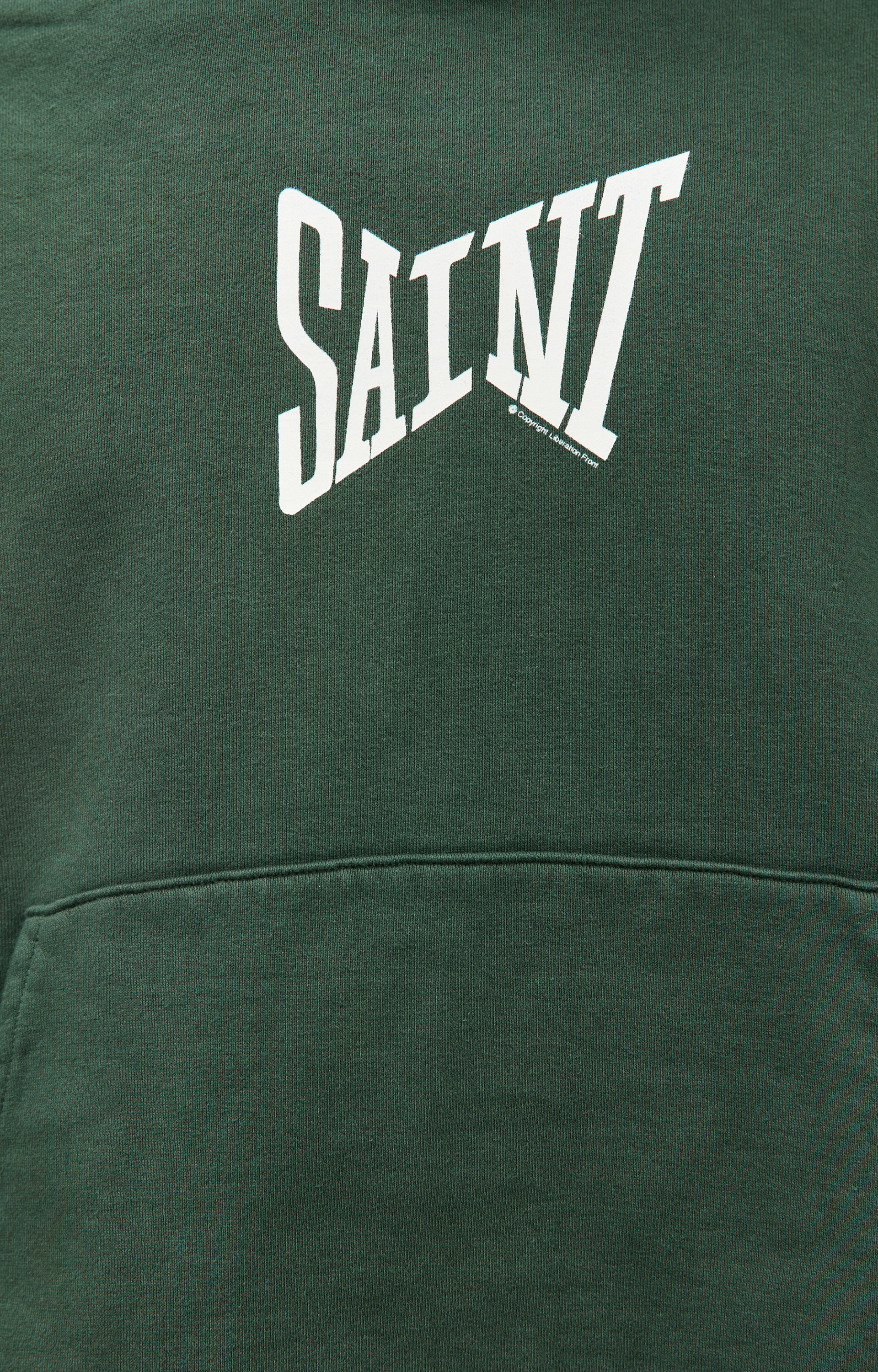 Saint Mxxxxxx Green logo hoodie