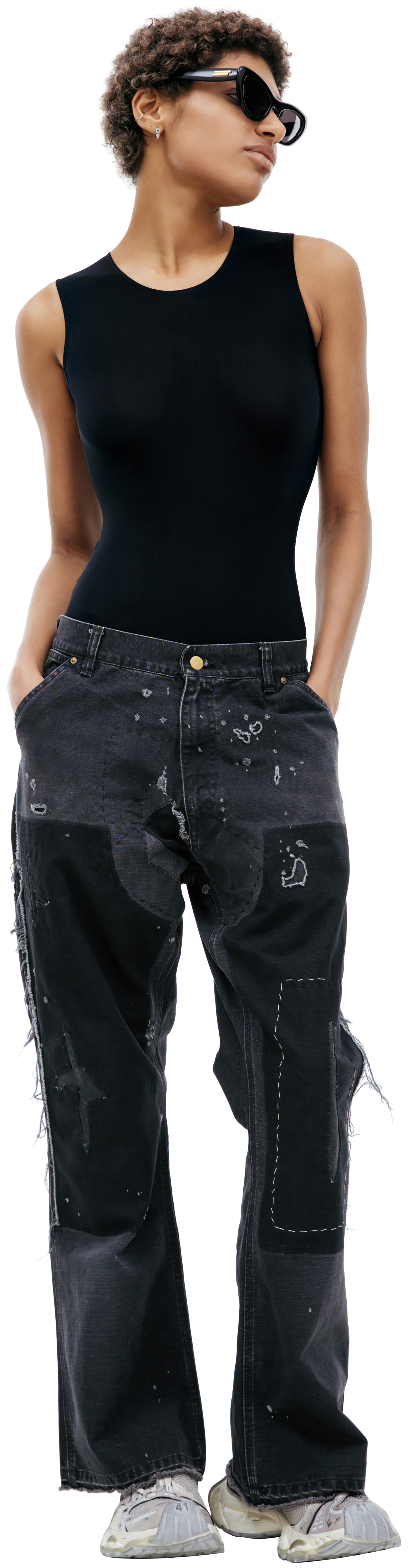 Saint Mxxxxxx Jeans with patches