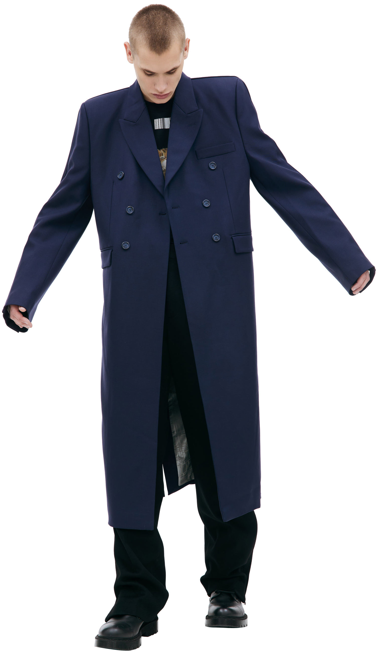 VTMNTS Wool double-breasted coat