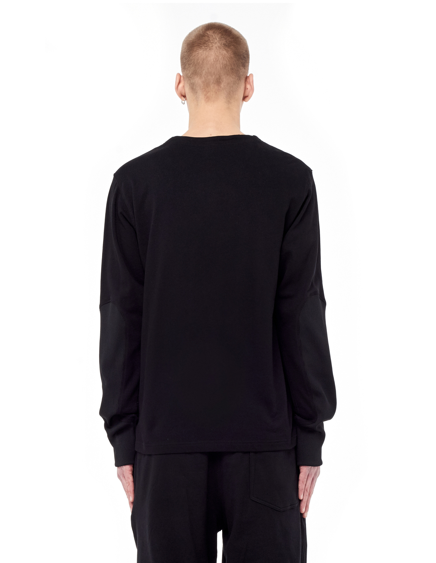 Y-3 Cotton elastic cuff long sleeve t-shirt