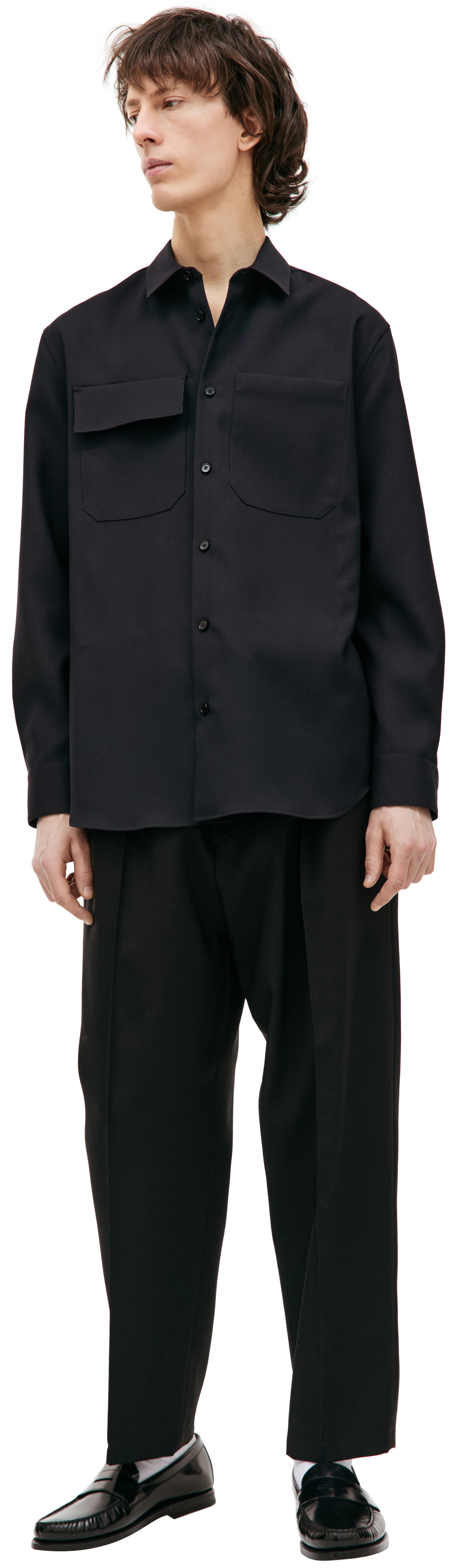 Jil Sander Button up wool shirt