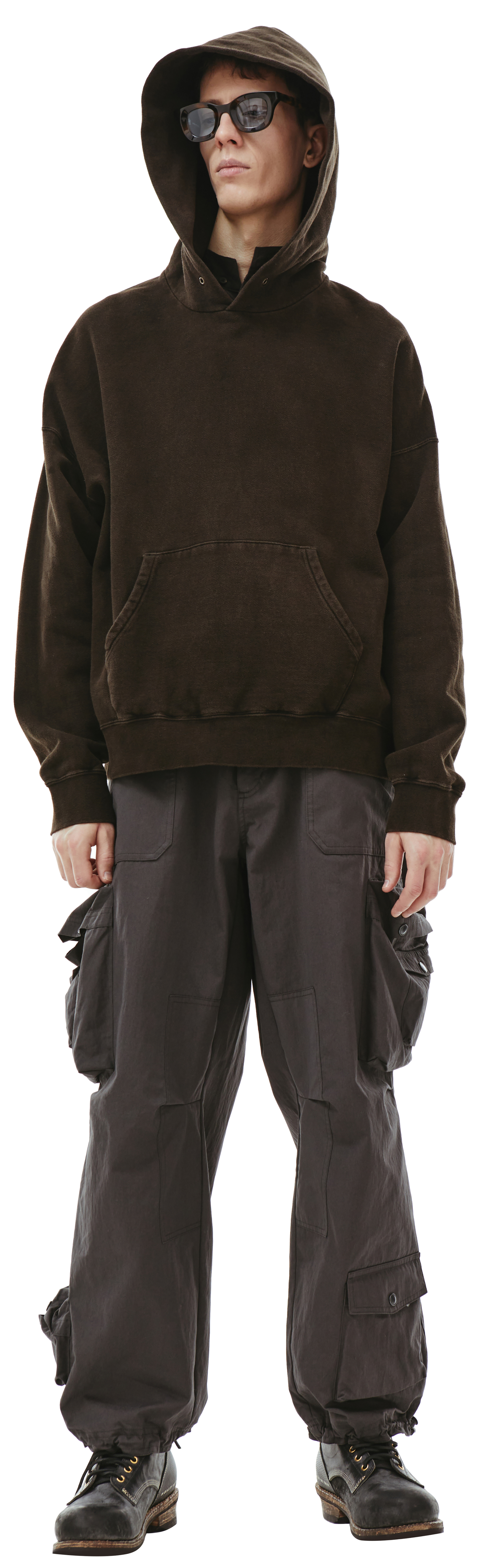 visvim Distressed Cotton Hoodie