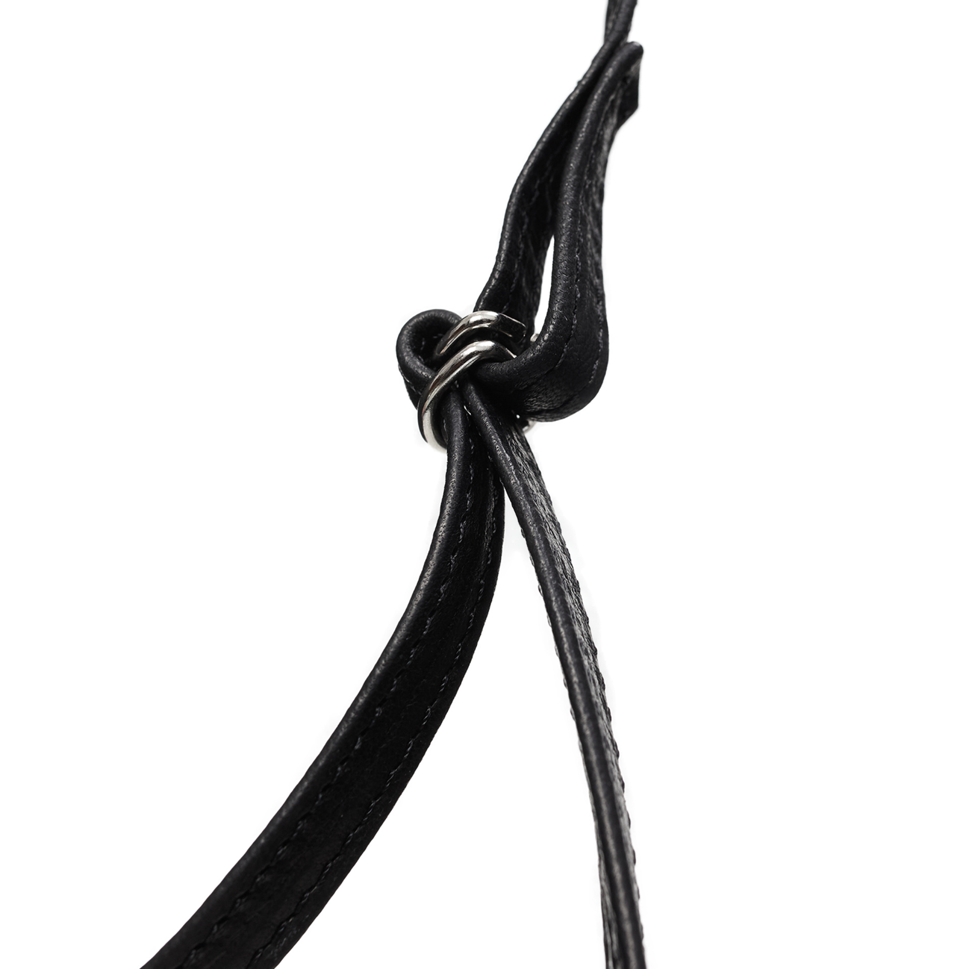 Ann Demeulemeester Black leather bag