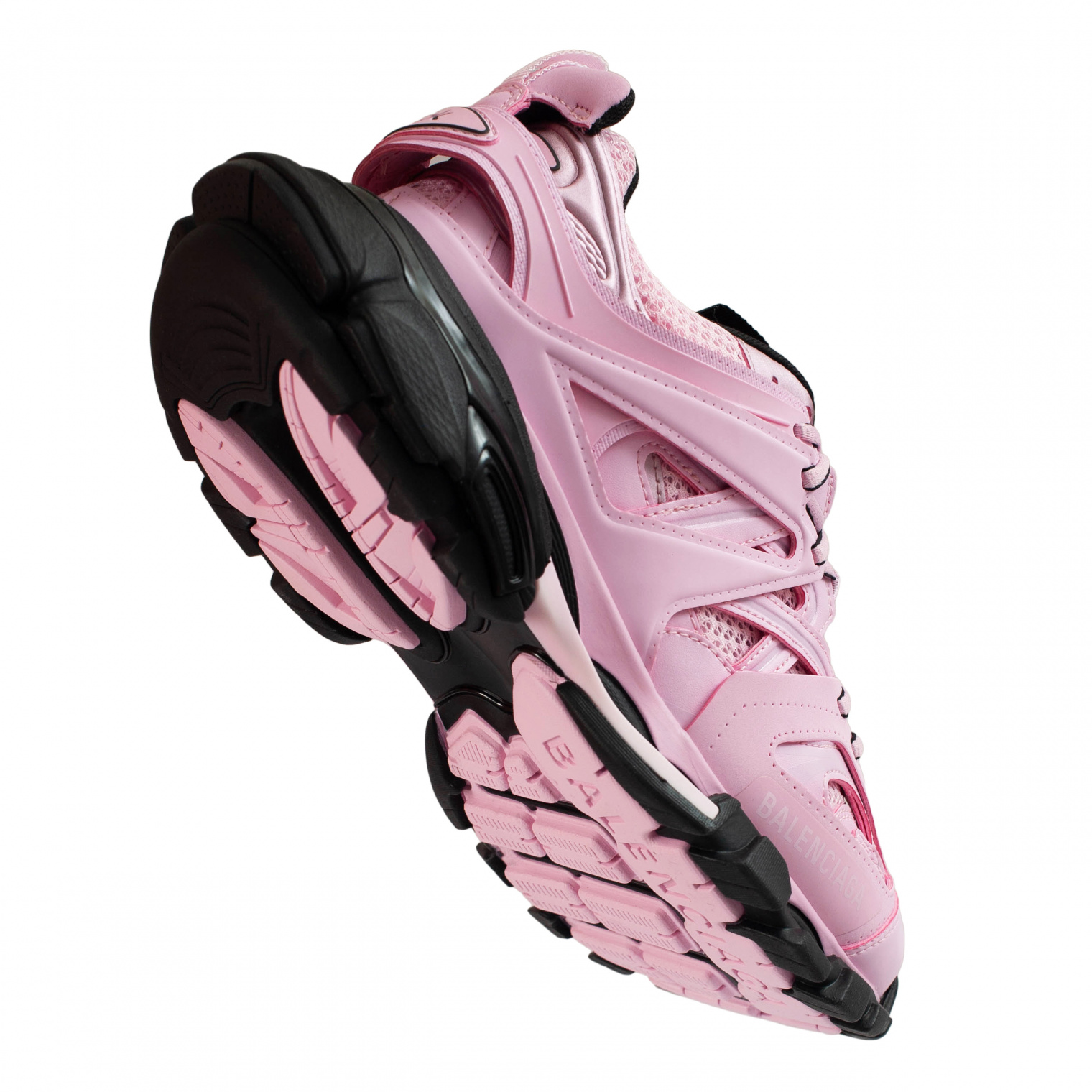 Balenciaga Pink & Black Track Sneaker