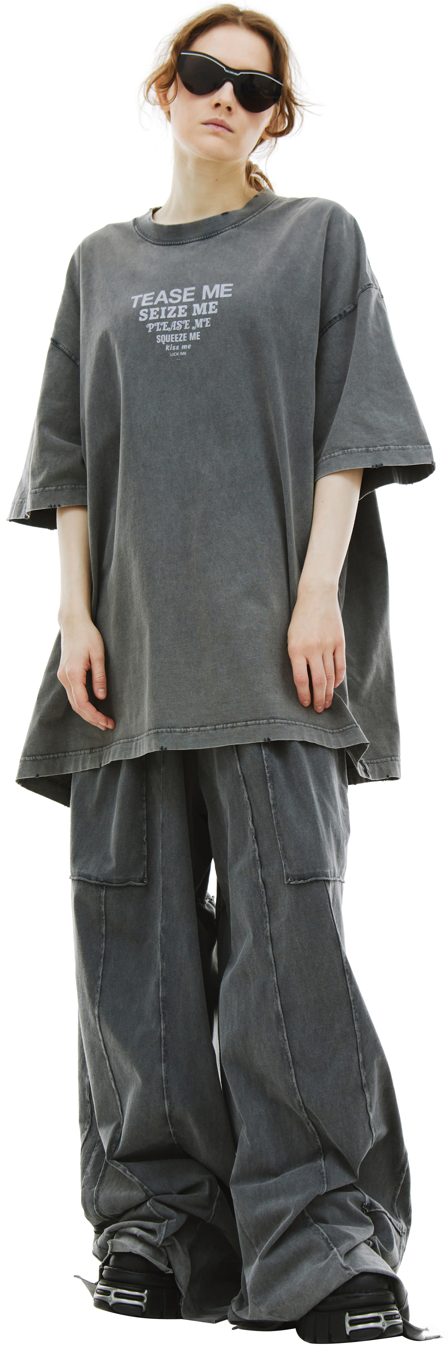VETEMENTS Oversized \'Tease me\' t-shirt