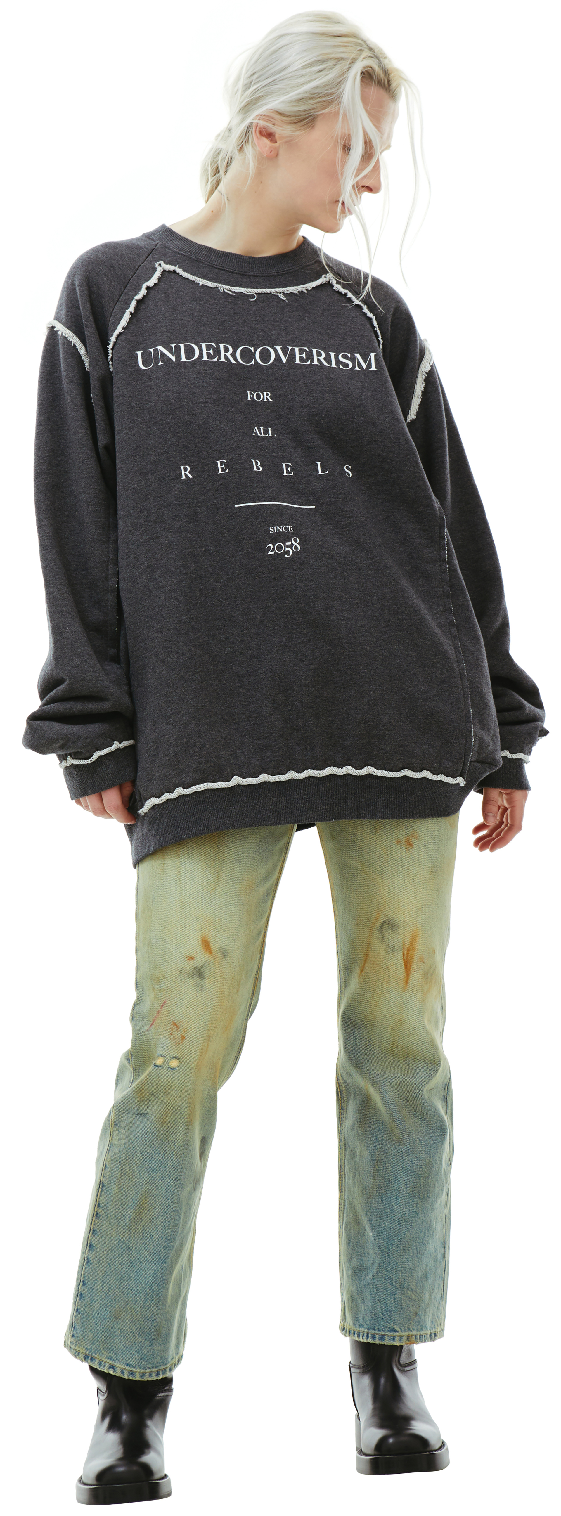 Undercover Grey printed sweatshirt