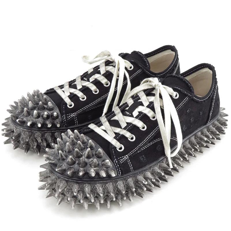 Doublet DIRTY SPIKE TOE CAP CANVAS sneakers