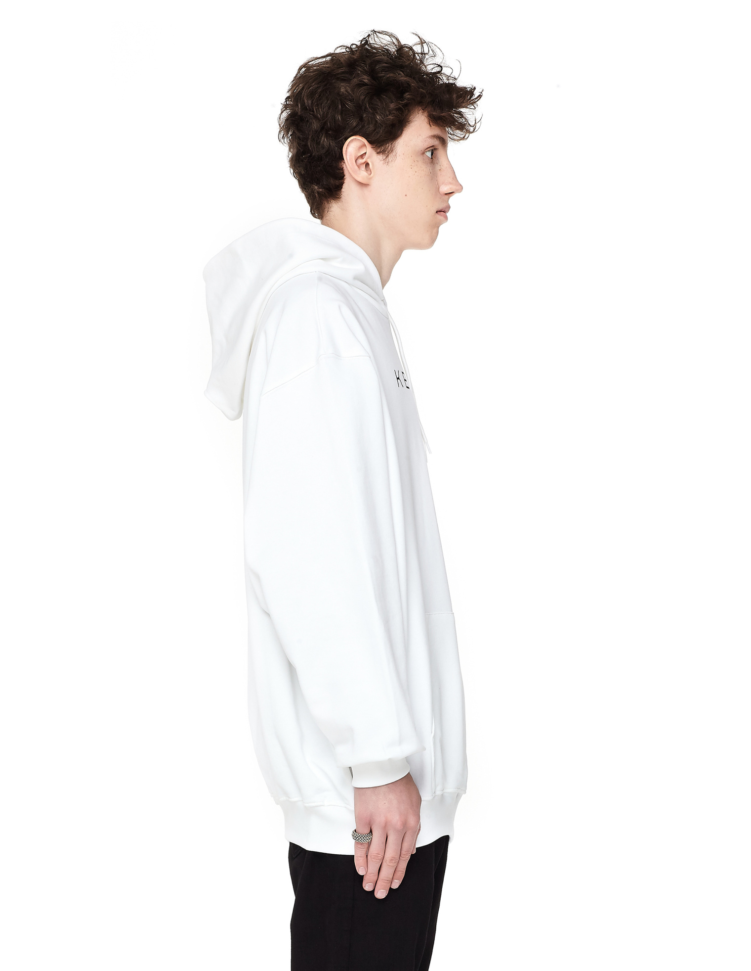 Balenciaga Kering group logo print hoodie
