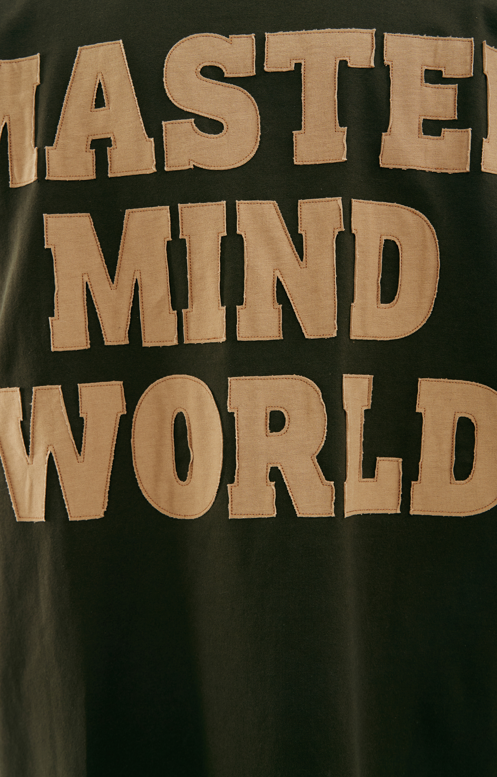 Mastermind WORLD T-shirt with logo on sleeves