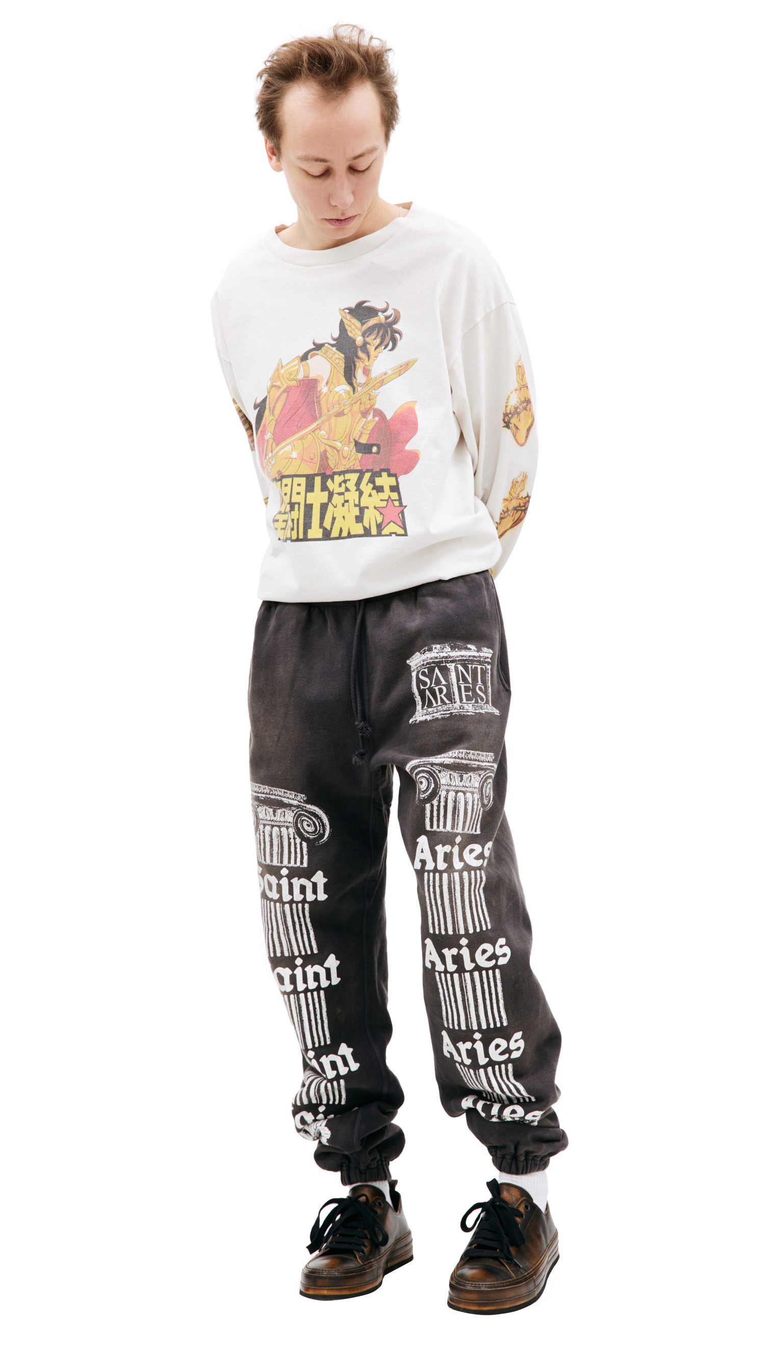 Saint Michael Saint Michael х Aries printed sweatpants