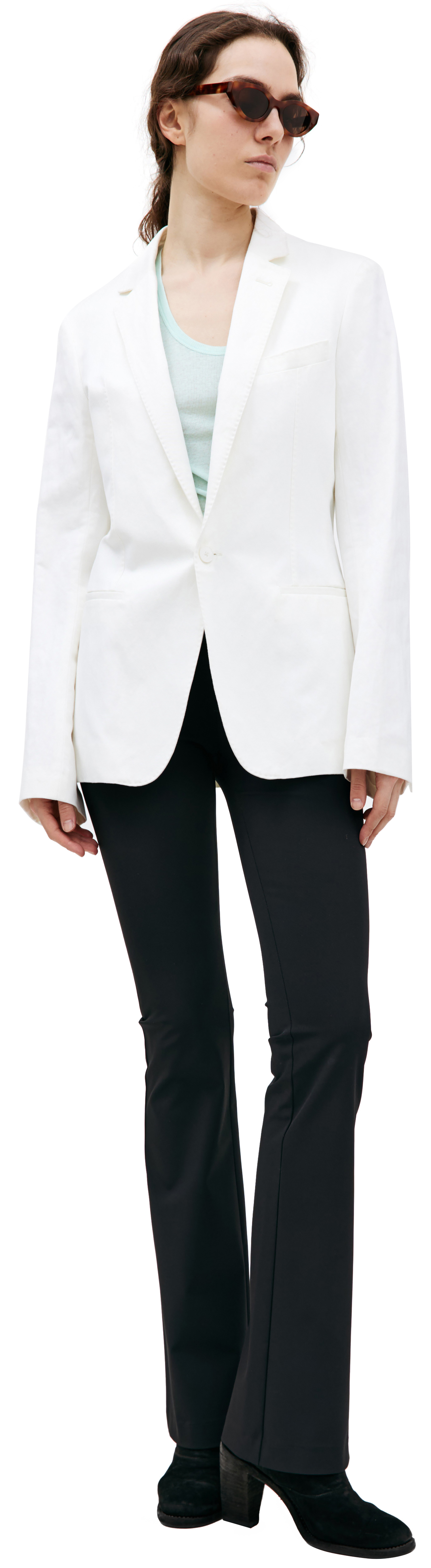 Haider Ackermann White Viscose Blazer