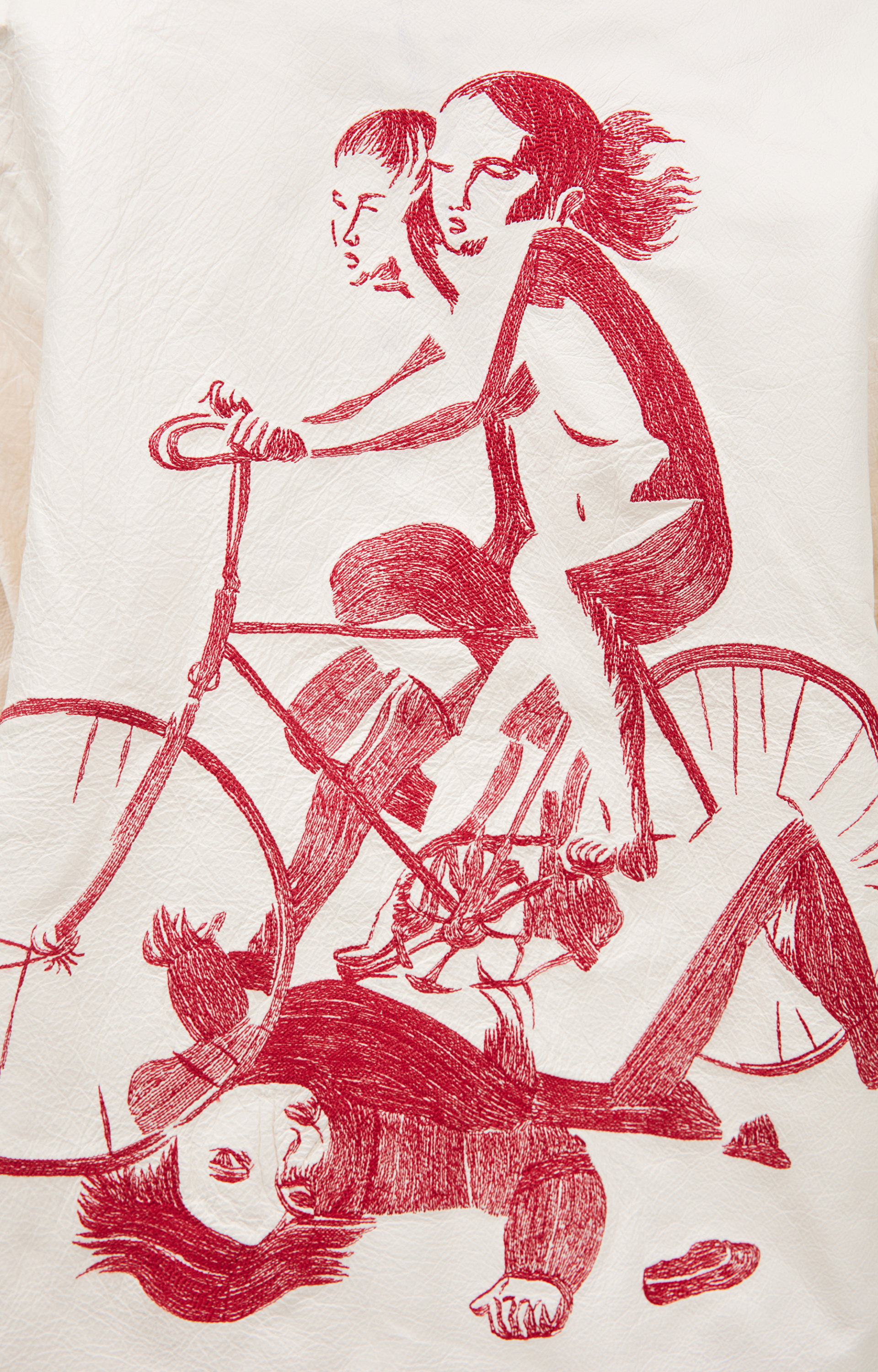 Enfants Riches Déprimés Hieroglyphic leather jacket