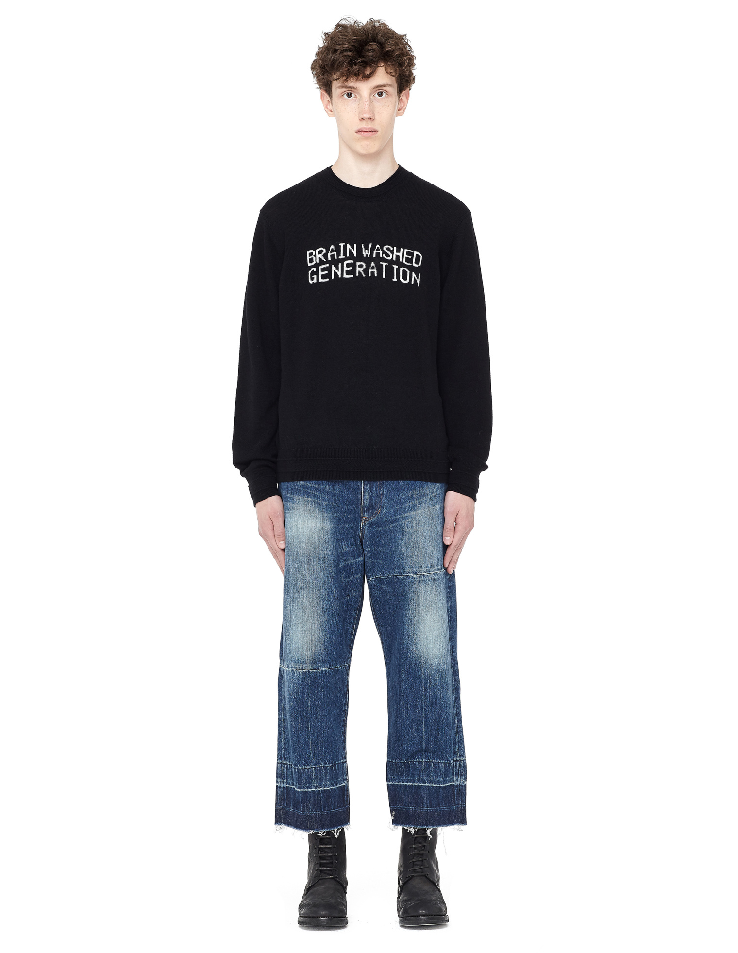 John Undercover Cropped Denim Jeans