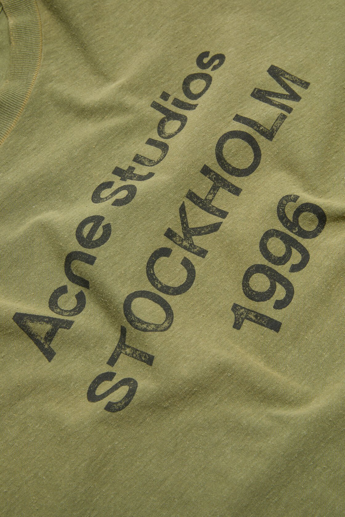 Acne Studios Logo Relaxed Fit T-shirt