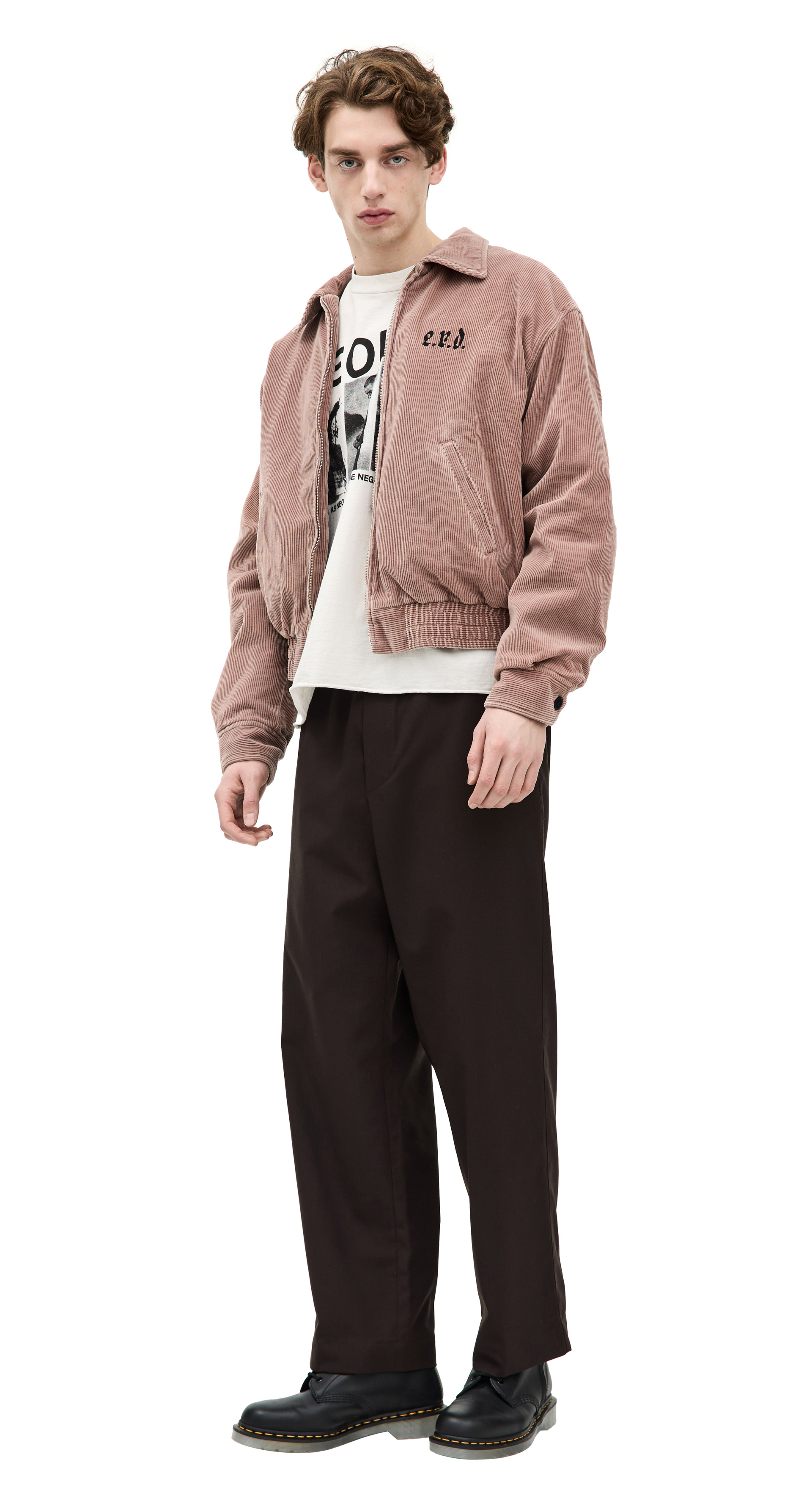 Enfants Riches Déprimés Embroidered Corduroy Jacket