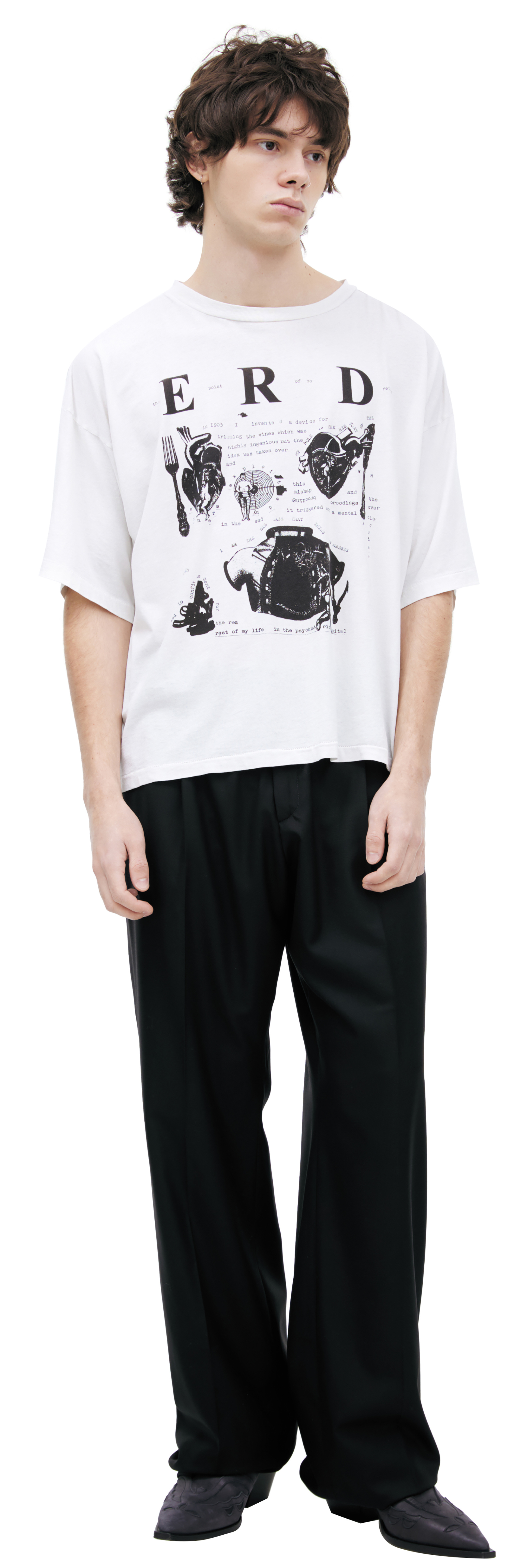 Enfants Riches Déprimés White Printed T-shirt