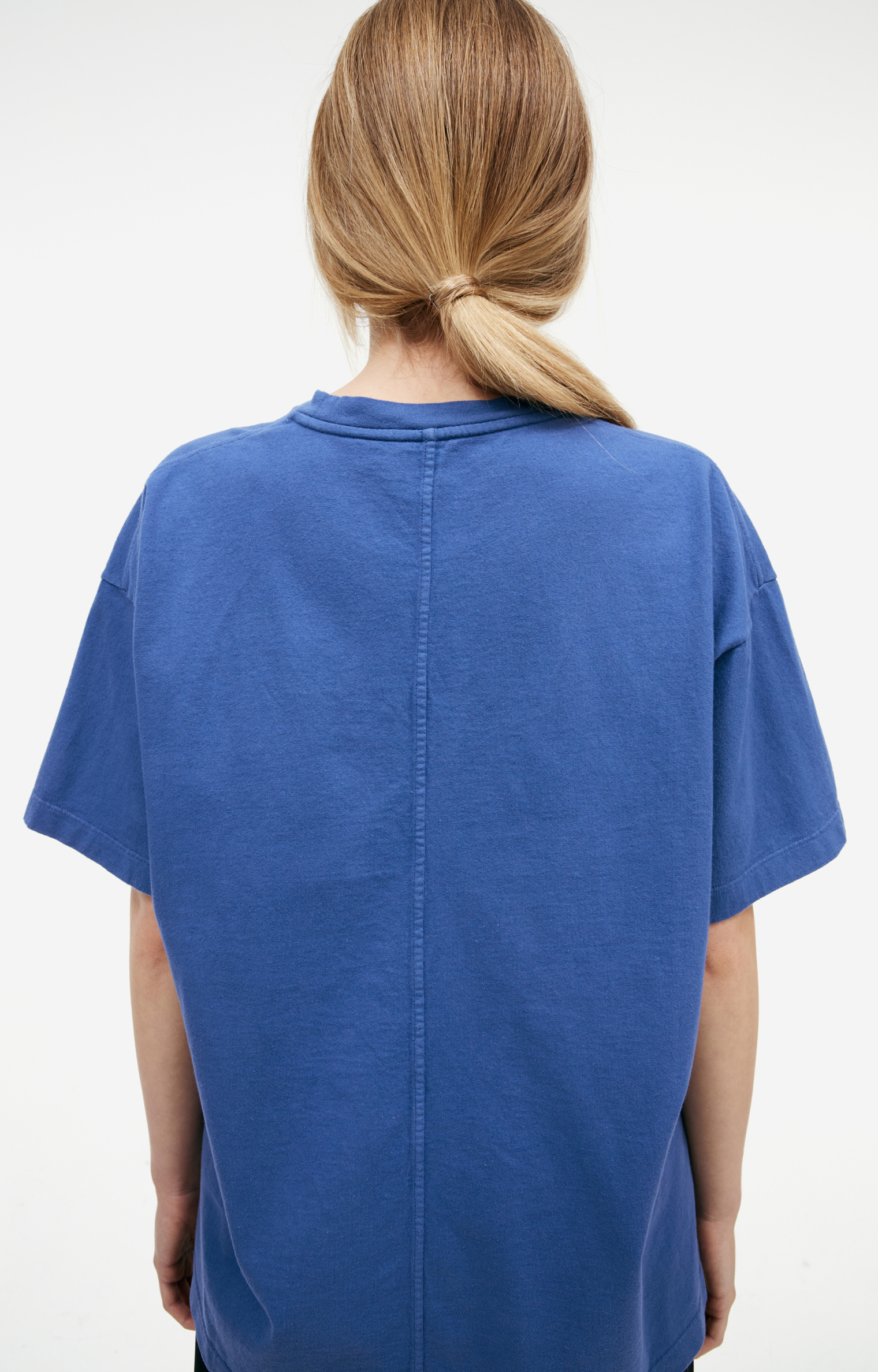 The Row Blue cotton t-shirt