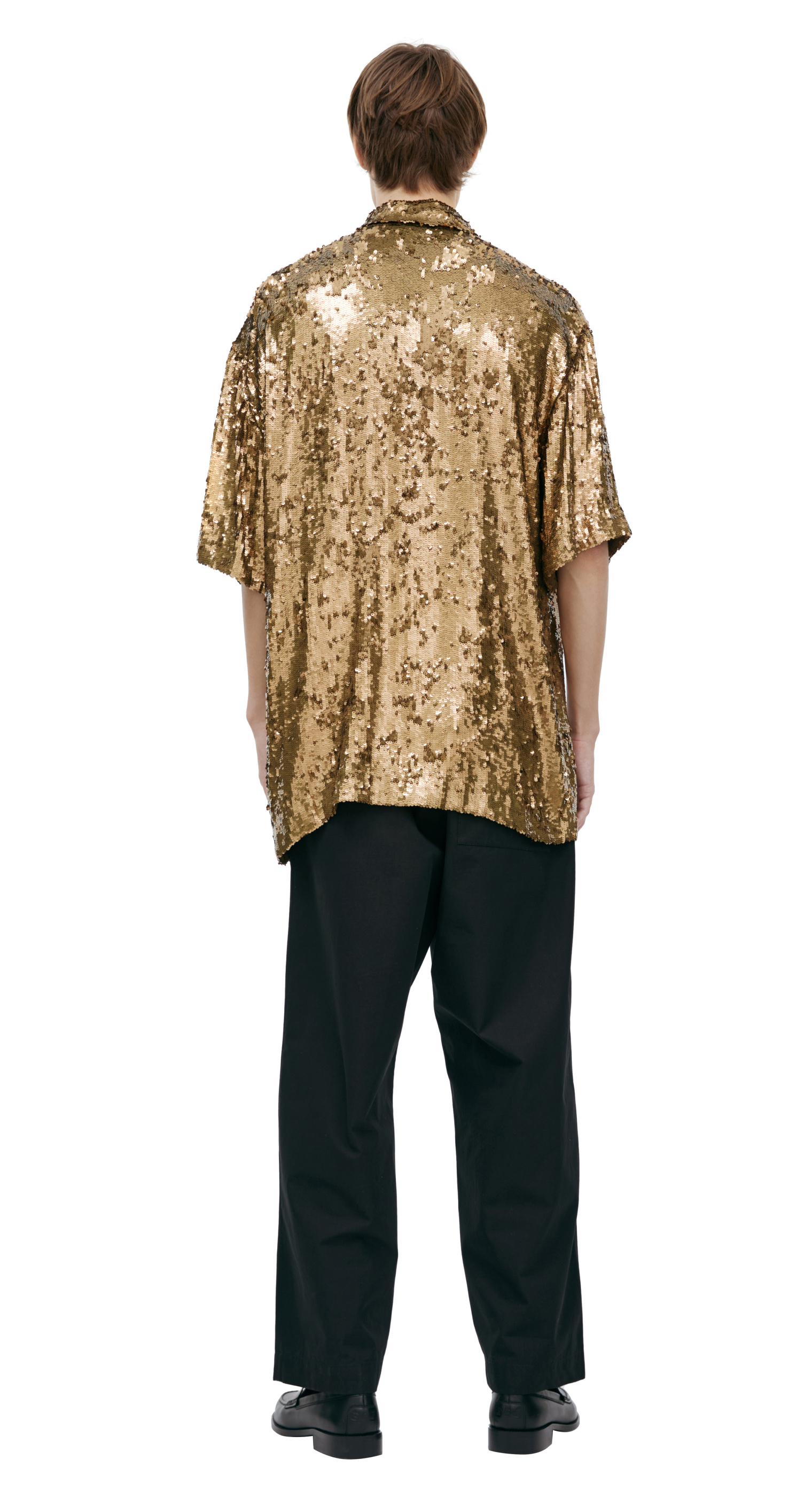 Dries Van Noten Oversize sequin shirt