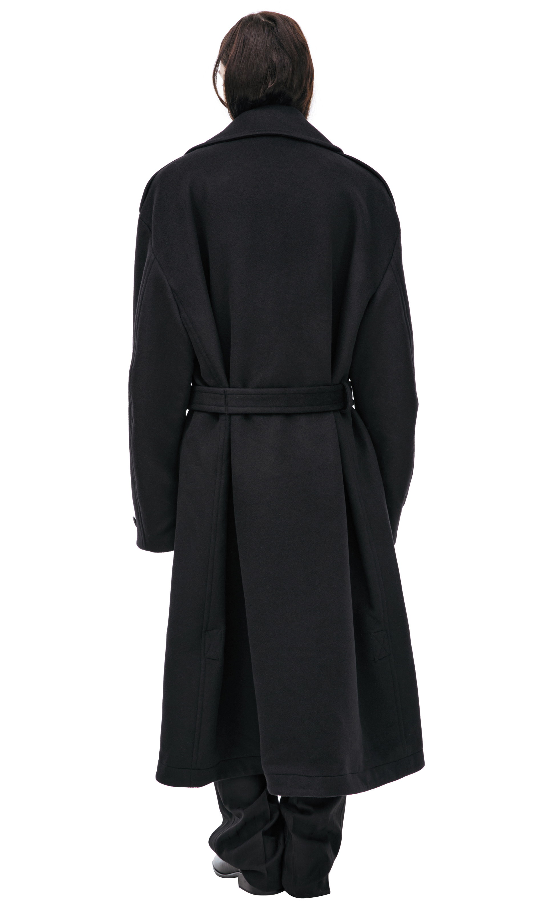 Enfants Riches Déprimés Black cashmere coat