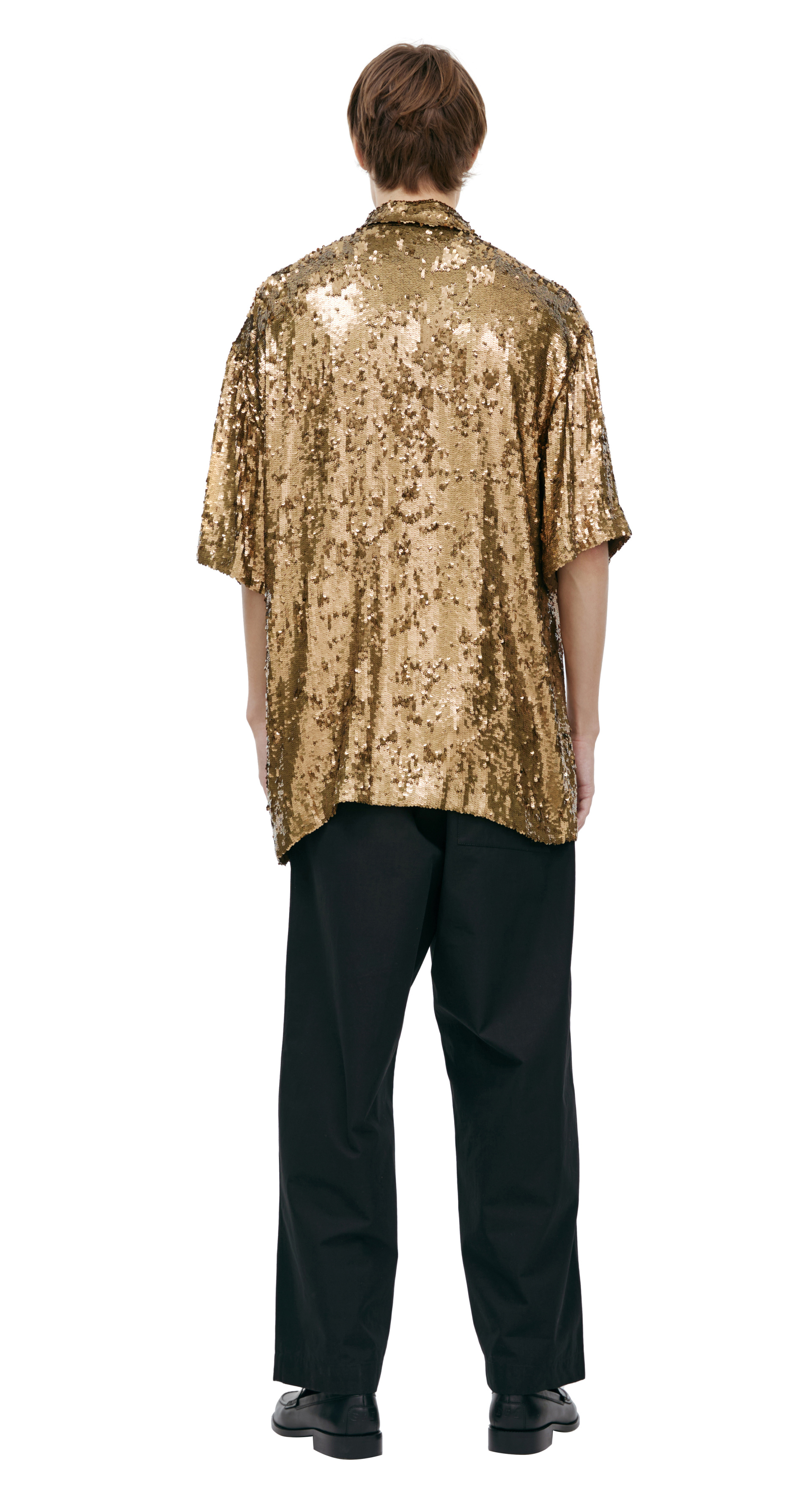 Dries Van Noten Oversize sequin shirt