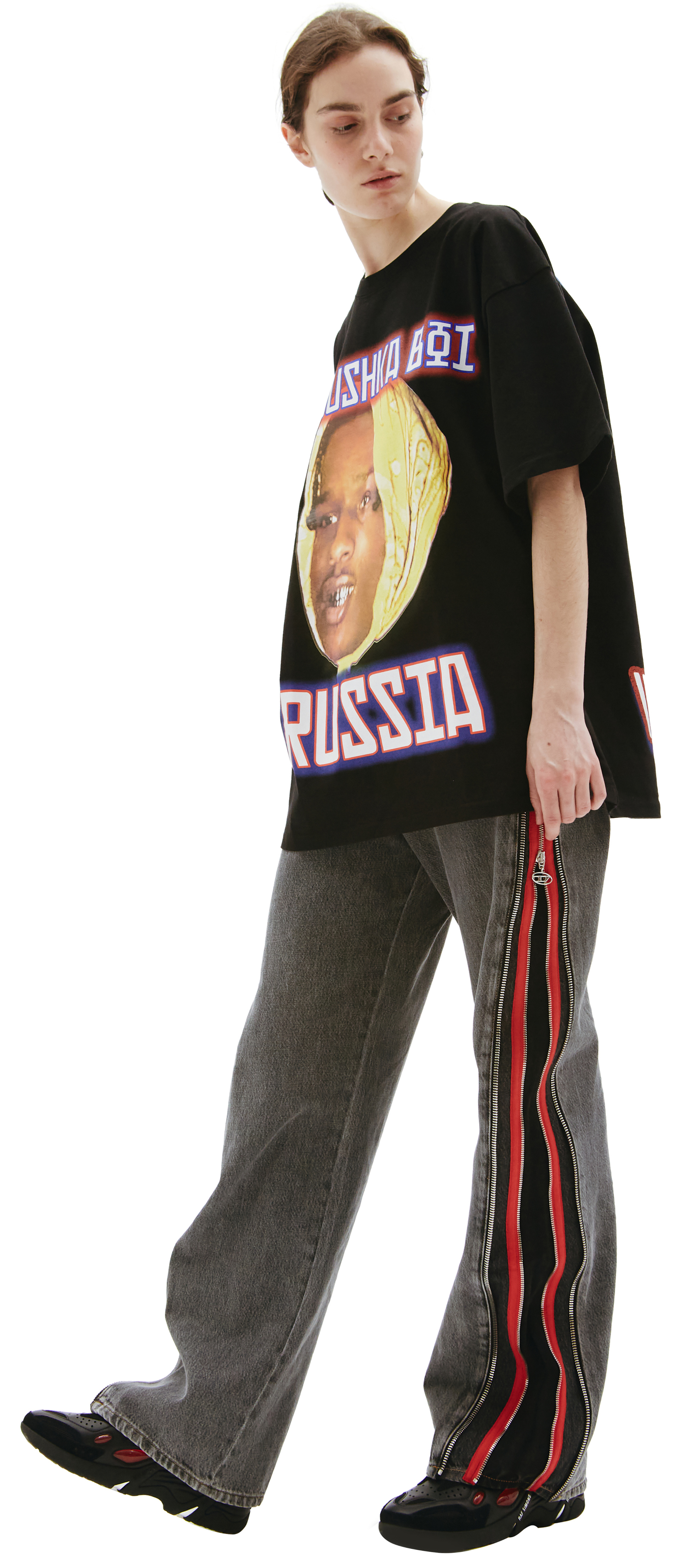 AWGE BABUSHKA BOI black T-Shirt