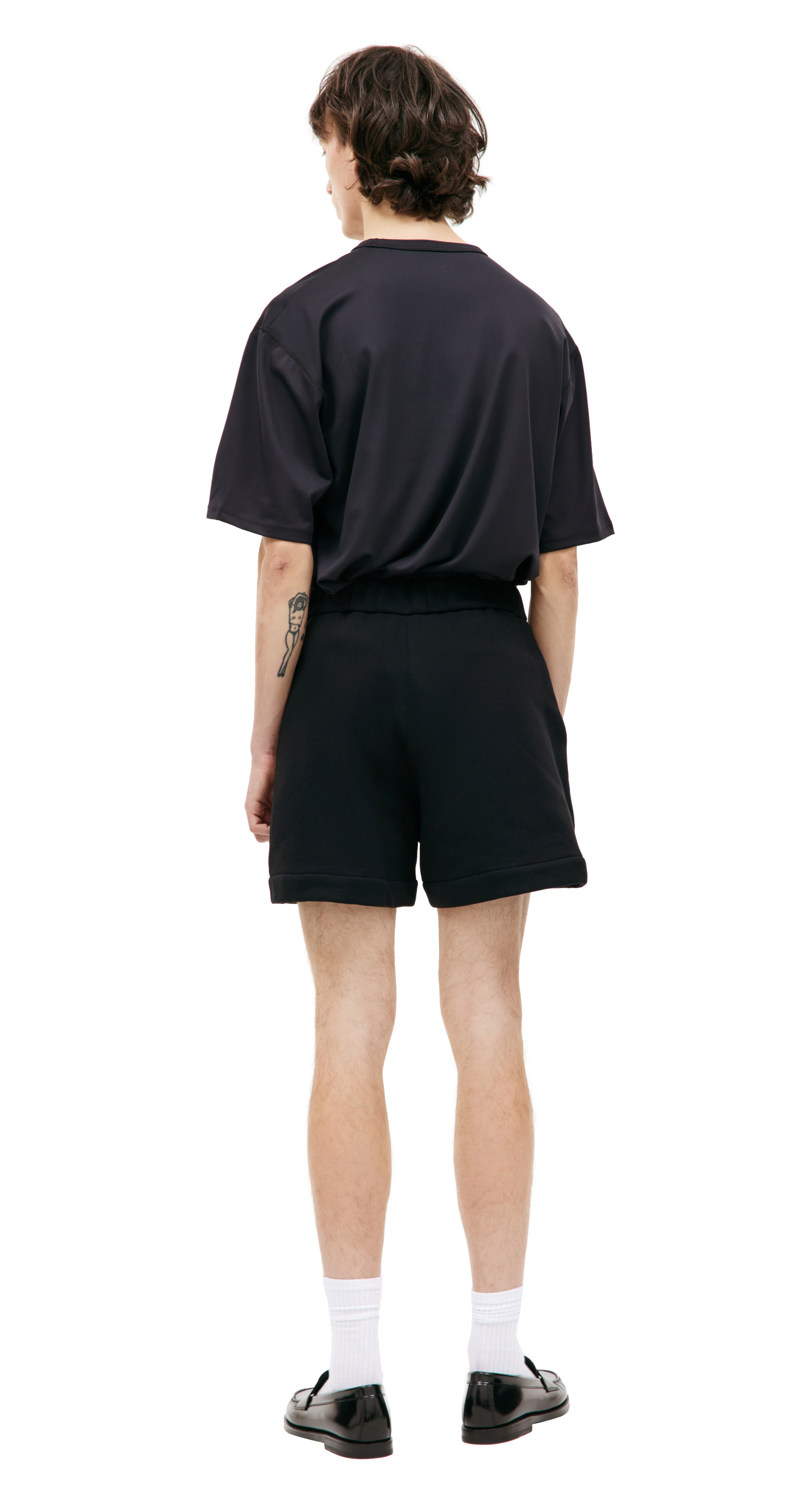 Jil Sander Black drawstring shorts