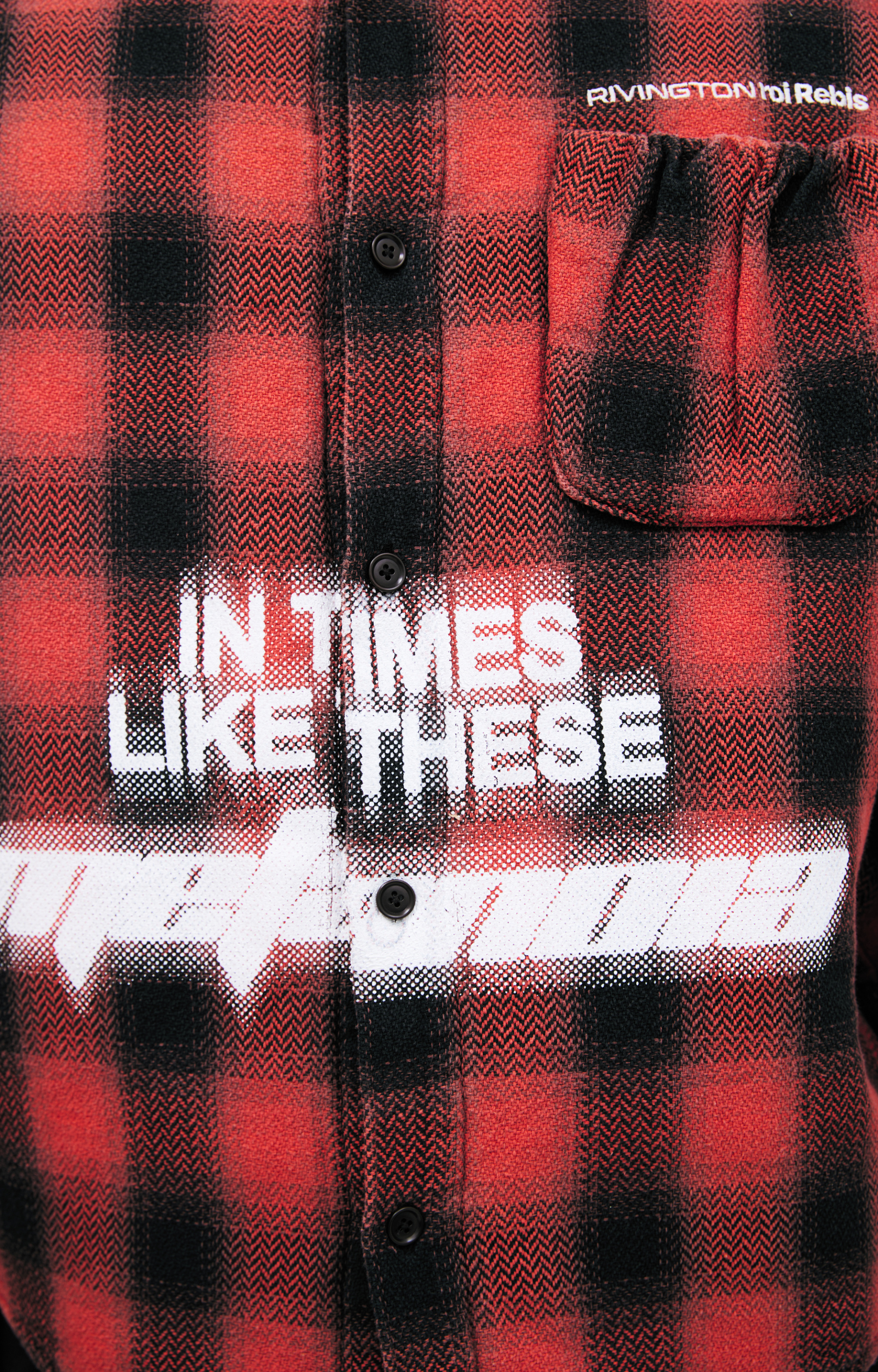 RRR123 Checkered shirt jacket