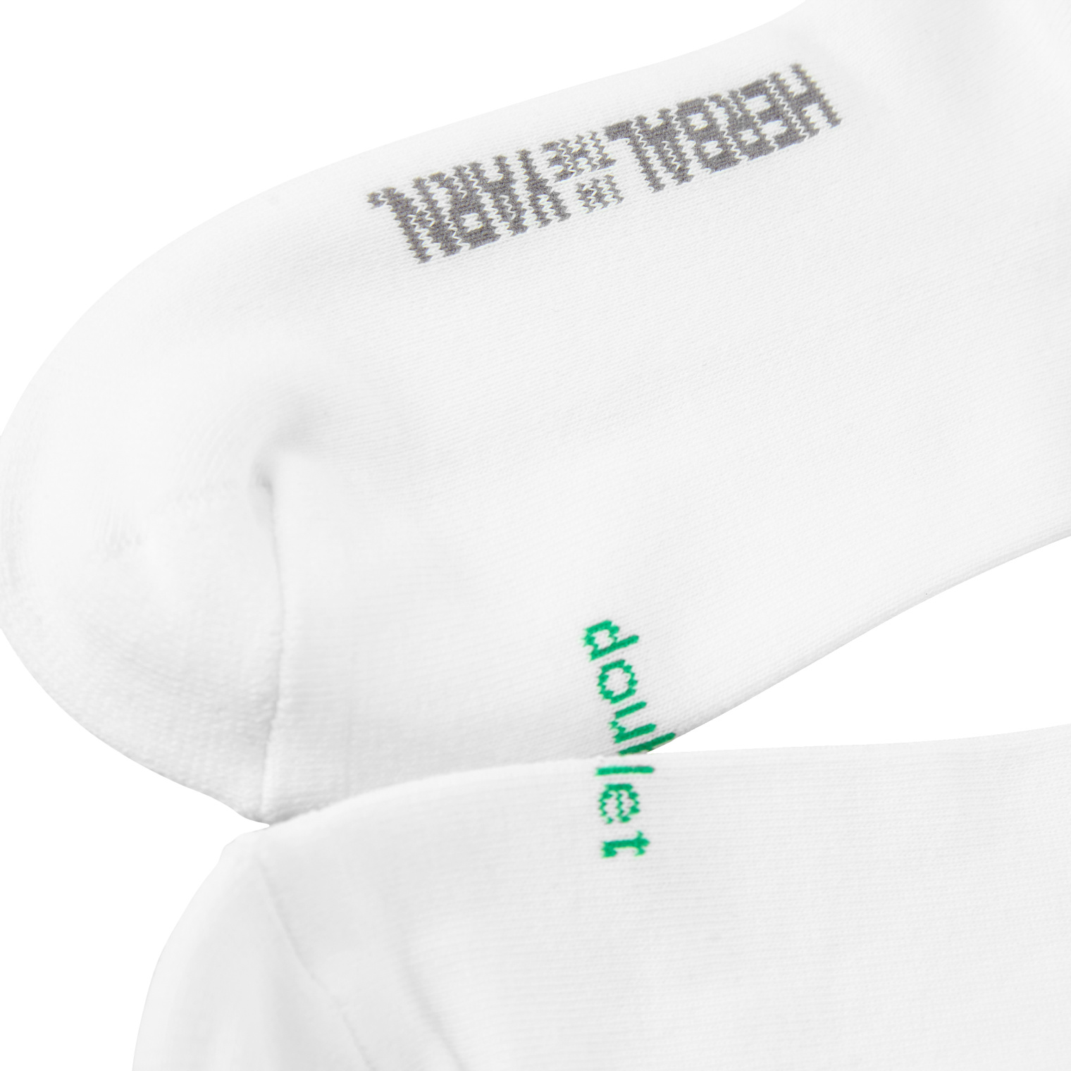 Doublet White embroidered socks