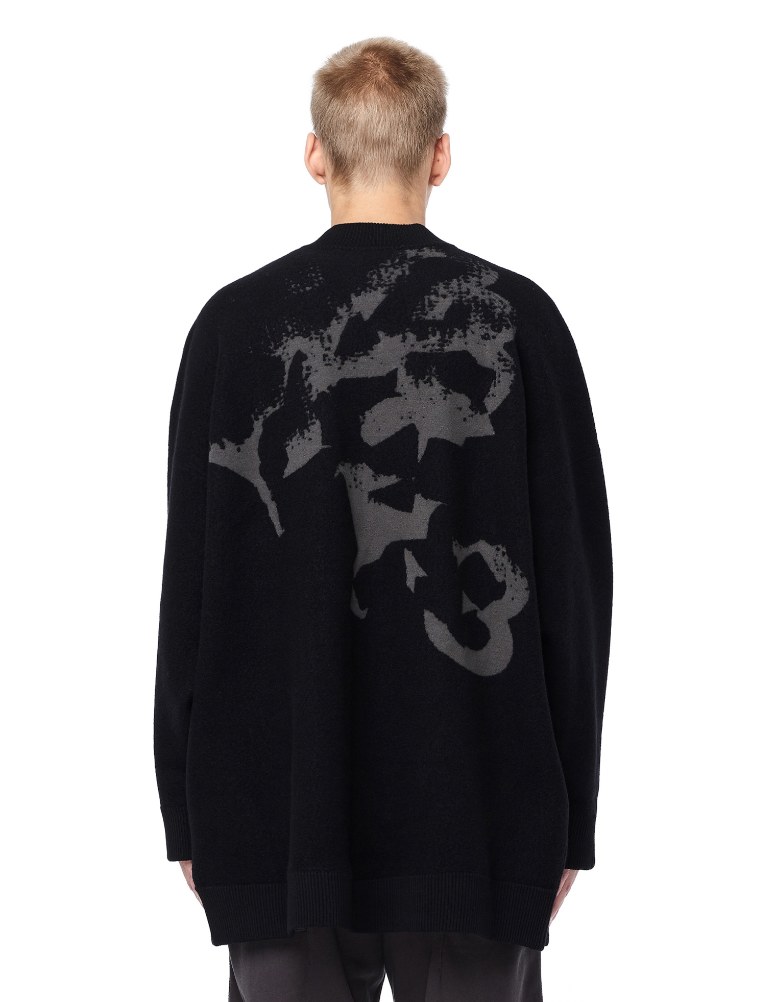 Y-3 Felt zip-up jacket
