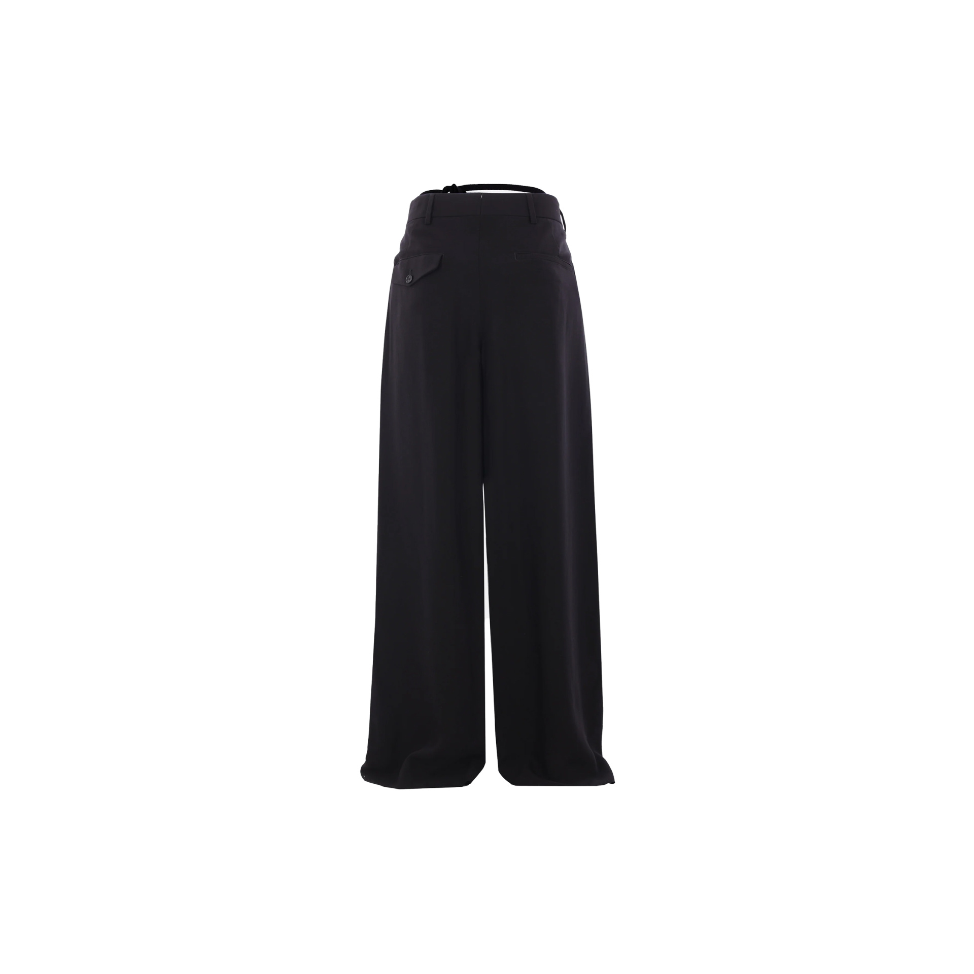 Ann Demeulemeester Trousers with a drawstring waist