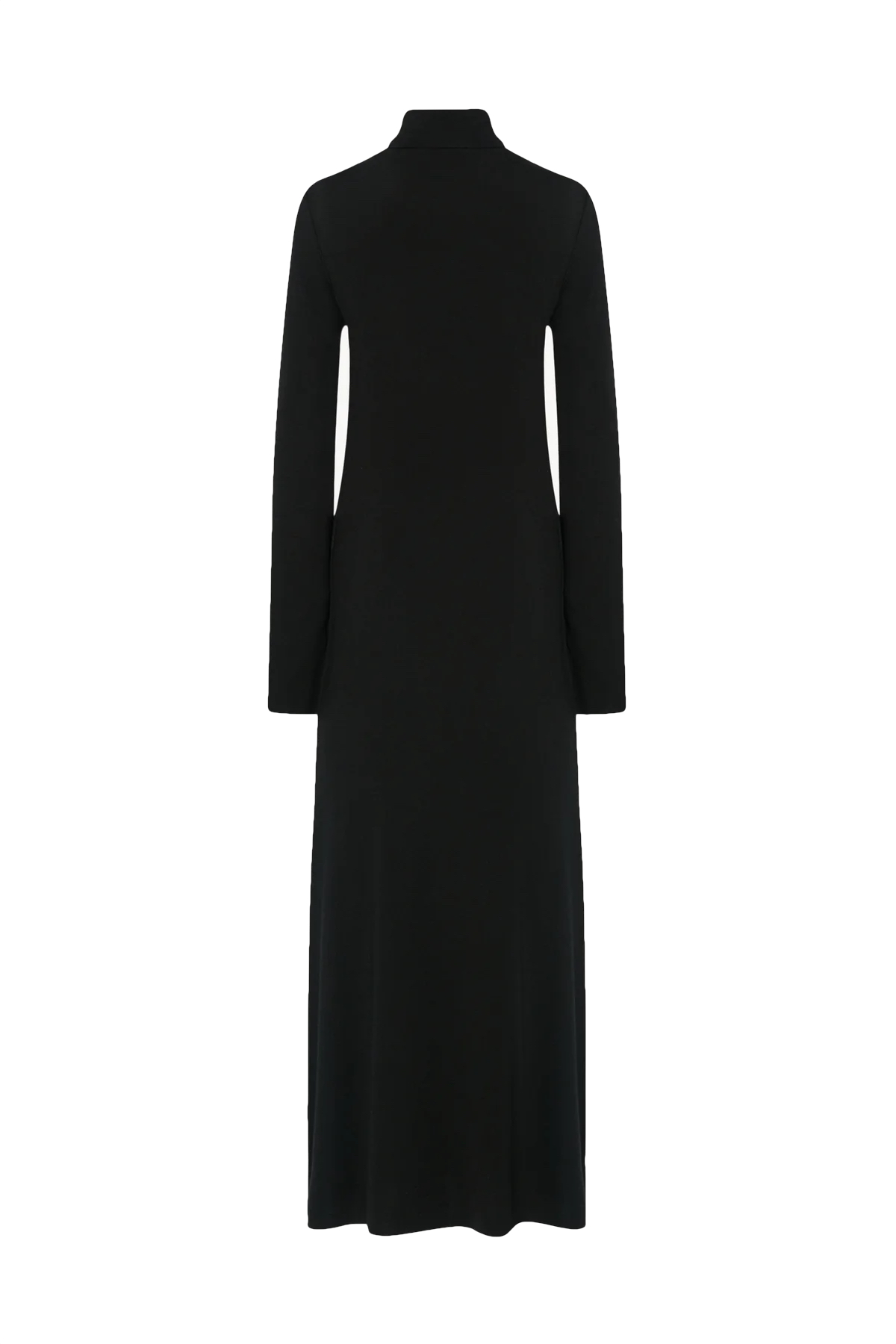 The Row Black wool dress