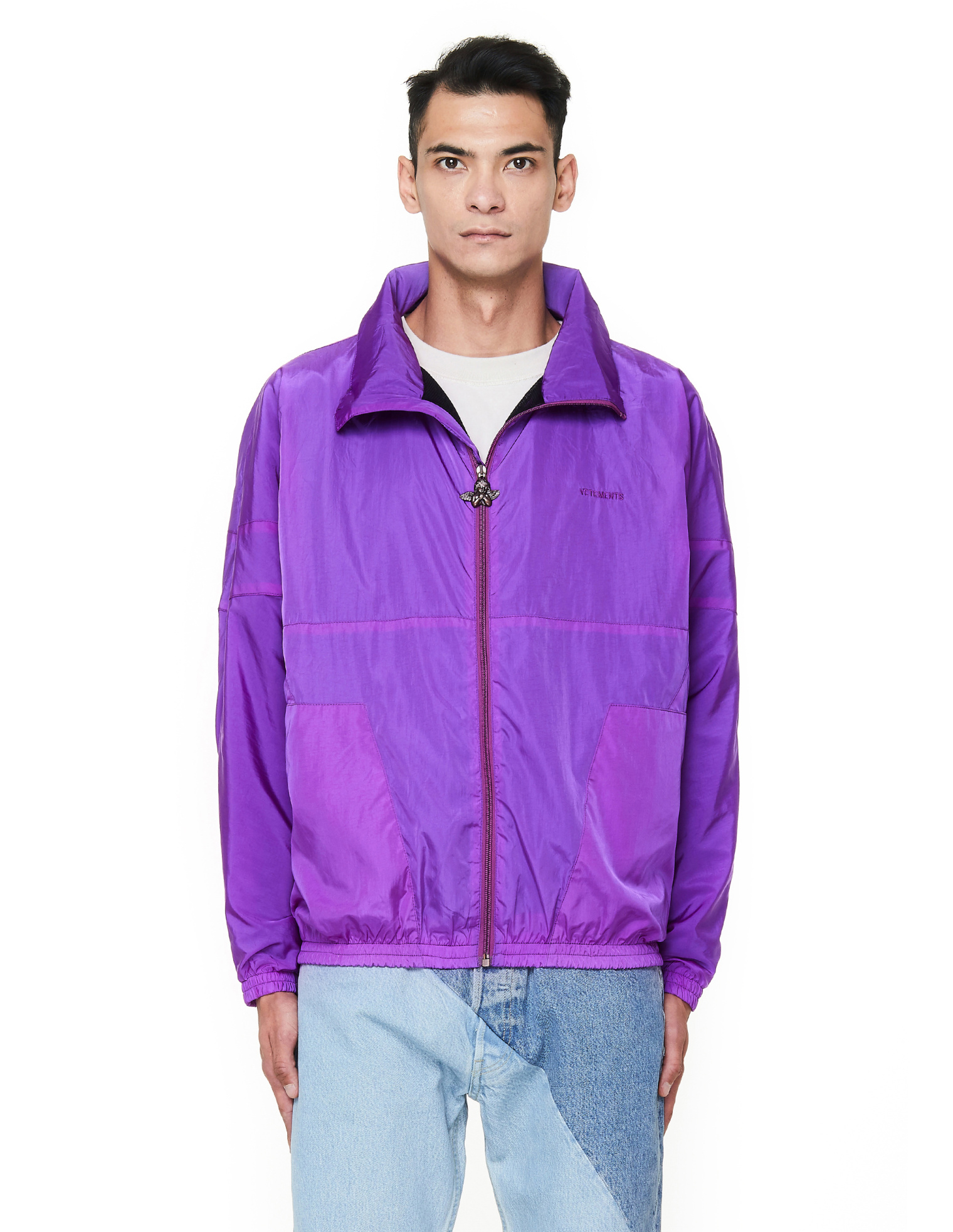 VETEMENTS Purple Windbreaker Jacket