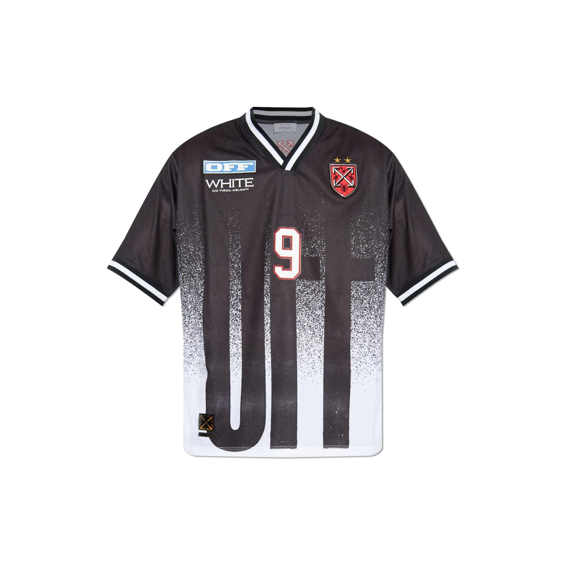 Off White Big Off Gradient Soccer Short Sleeve T-shirt