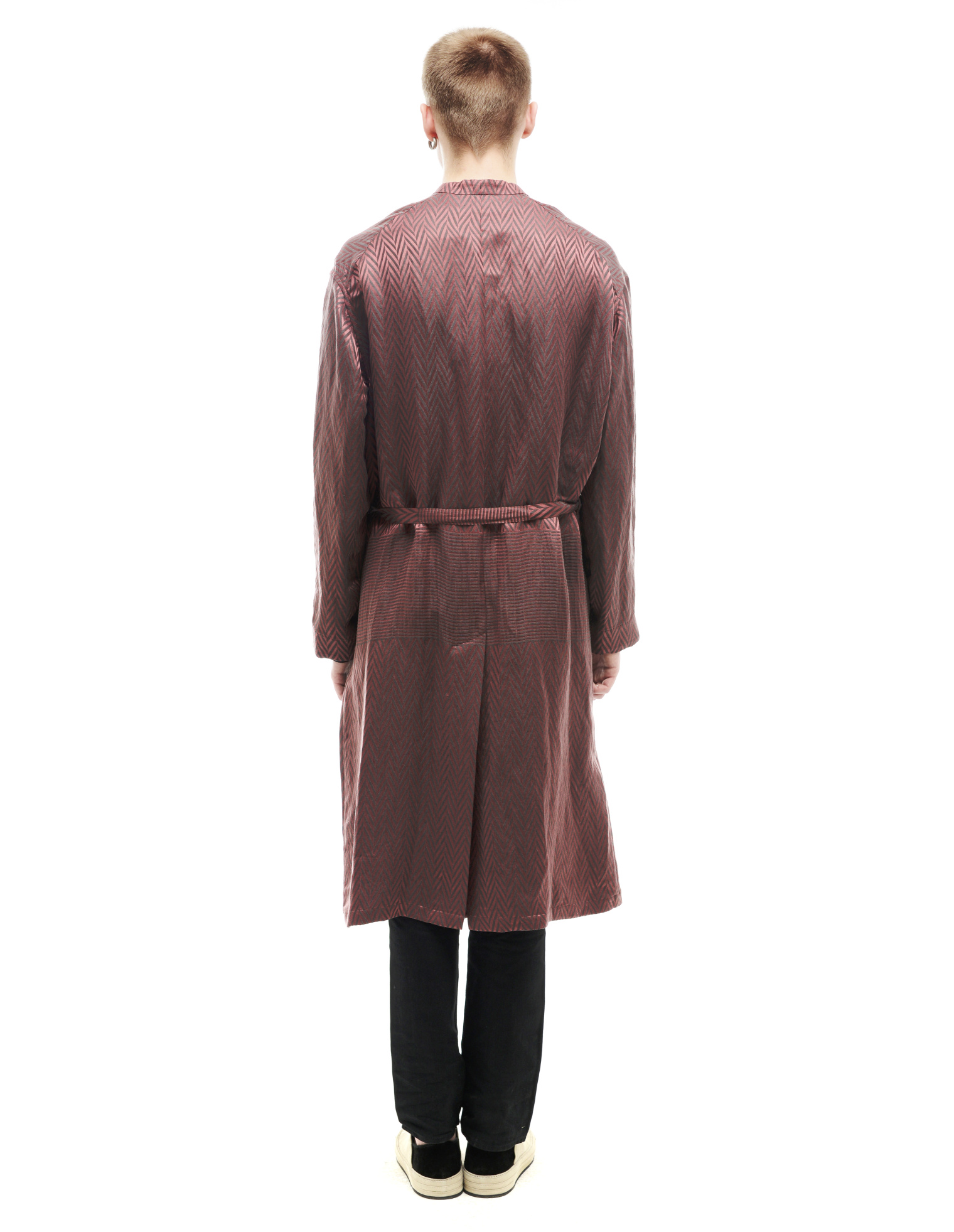 Haider Ackermann Пальто из льна и шелка