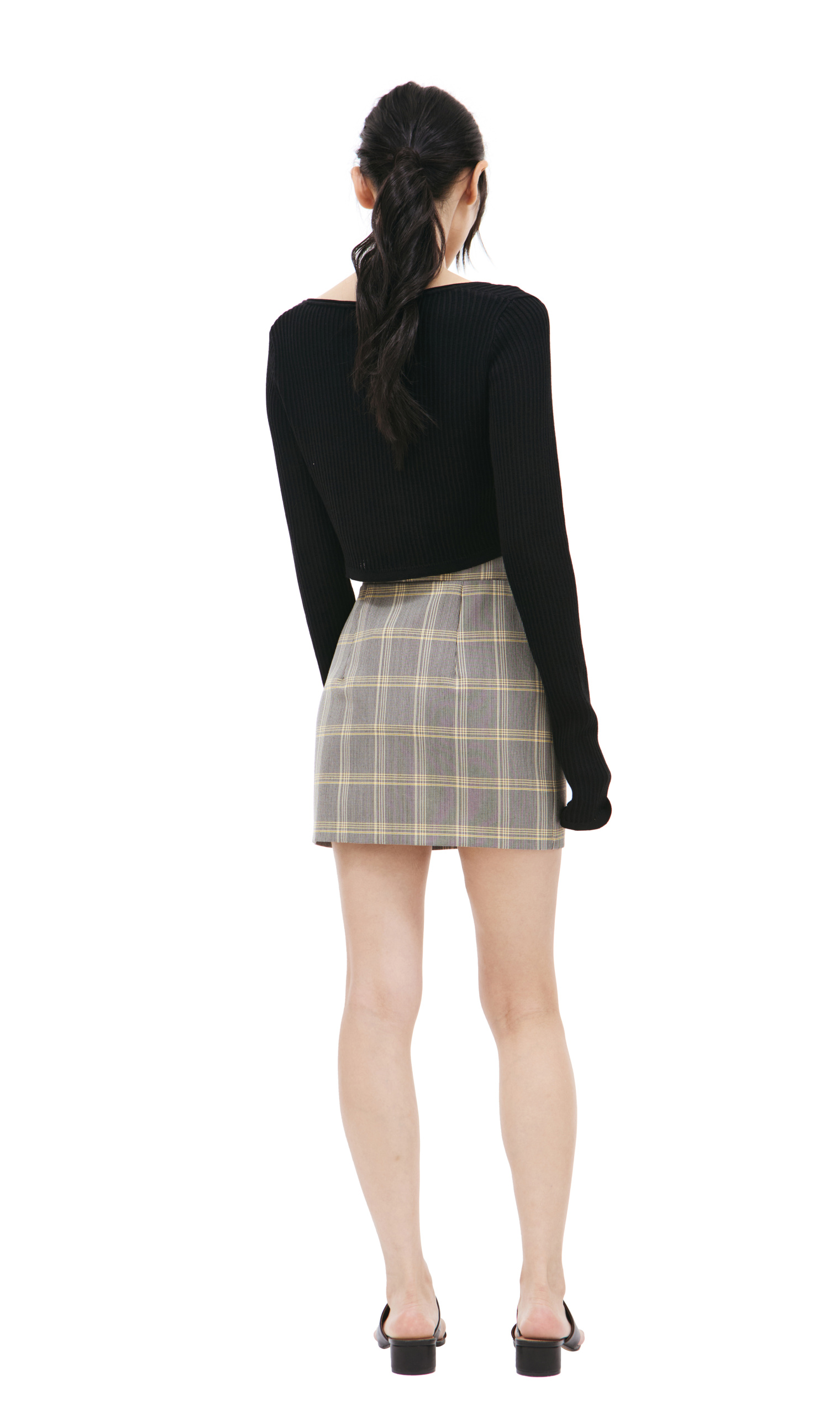 Marni Mini plaid skirt