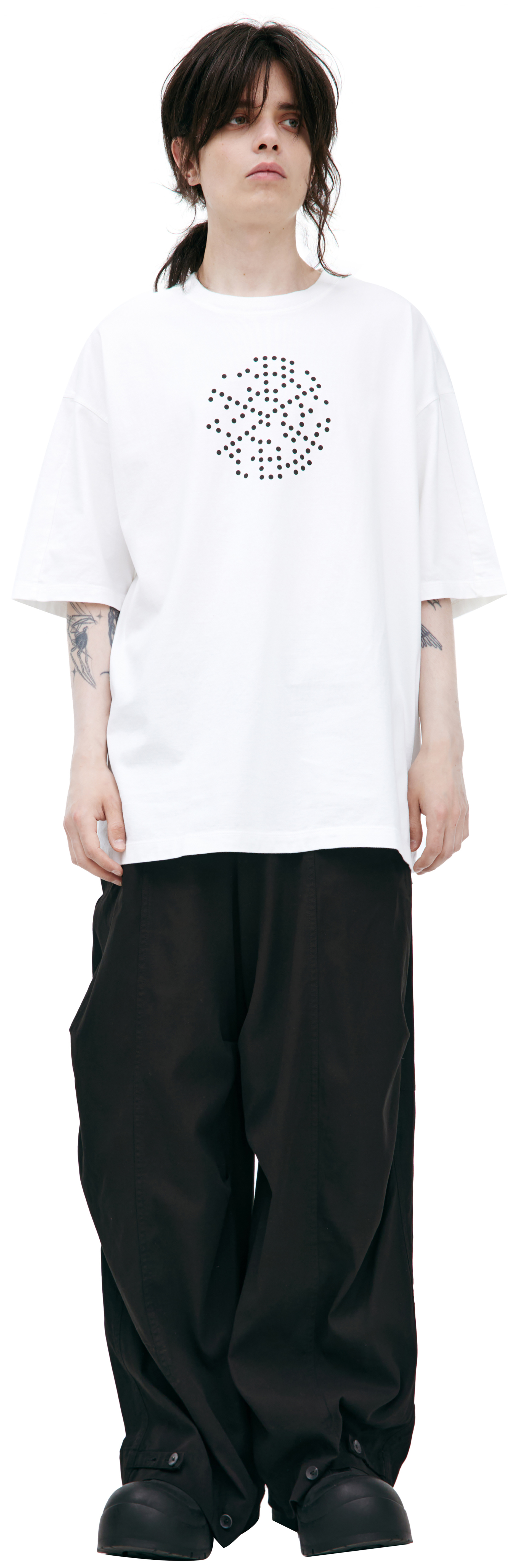 The Viridi-Anne Oversized print T-shirt