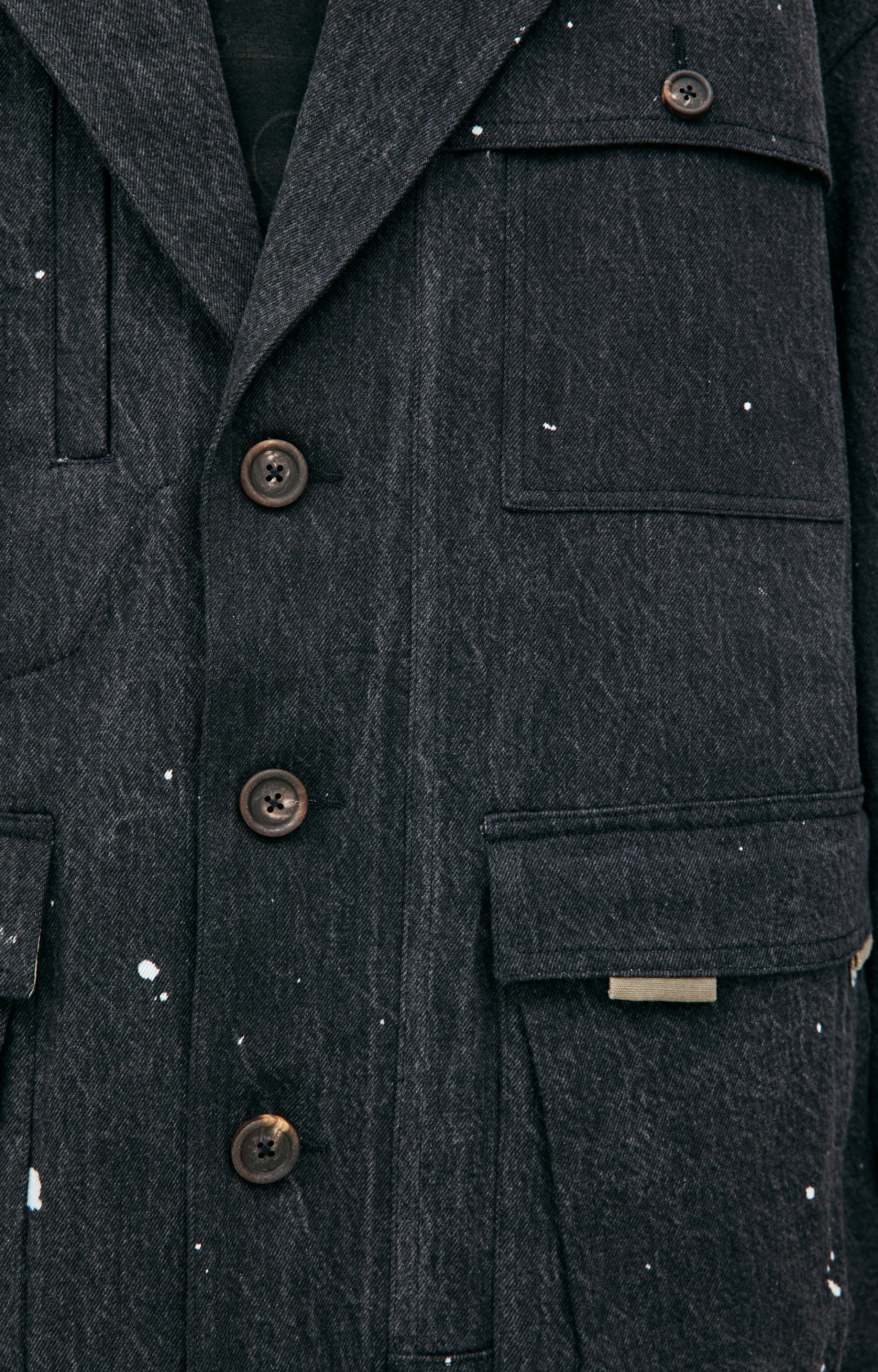 Ziggy Chen Paint effect blazer