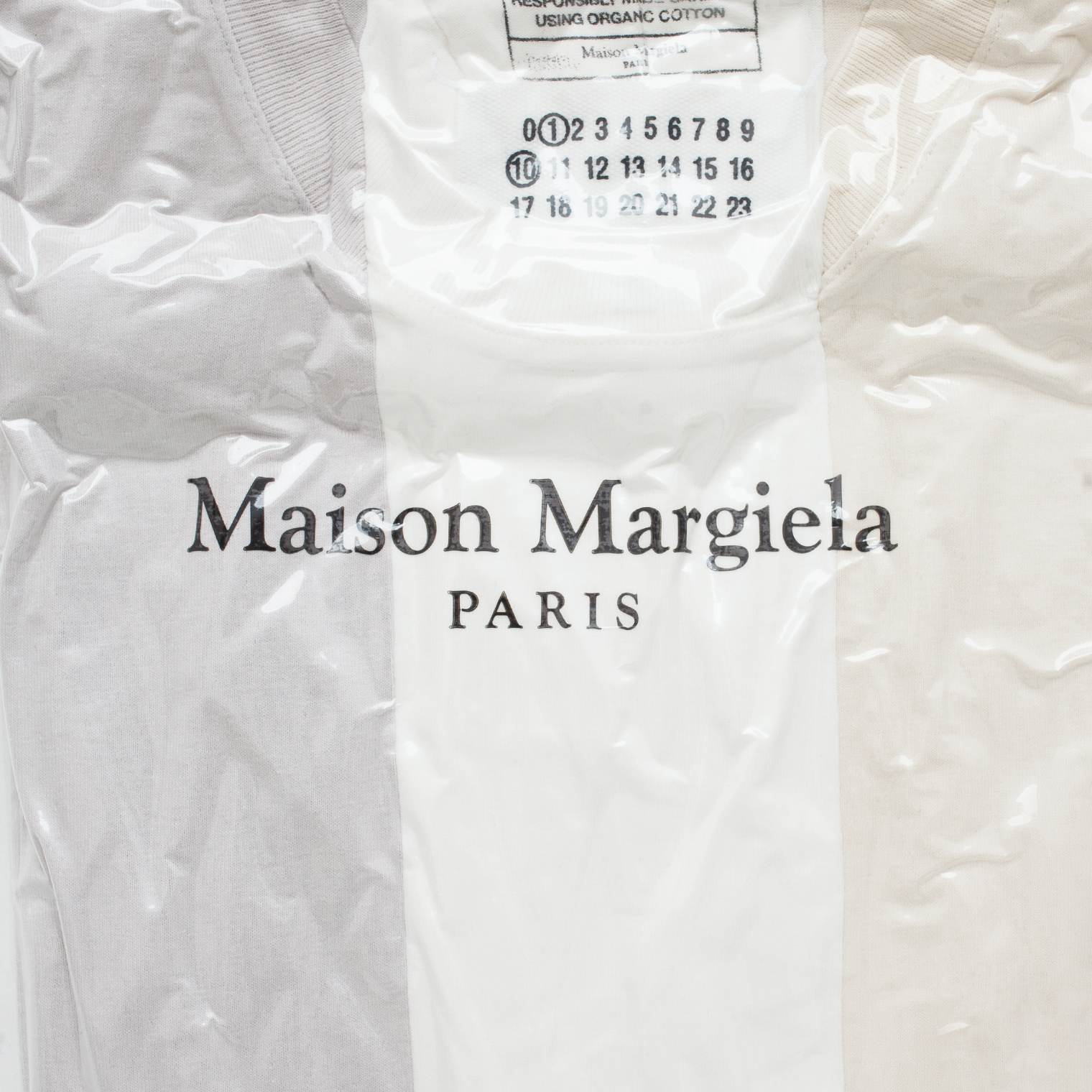 Maison Margiela Пак из 3-х базовых футболок
