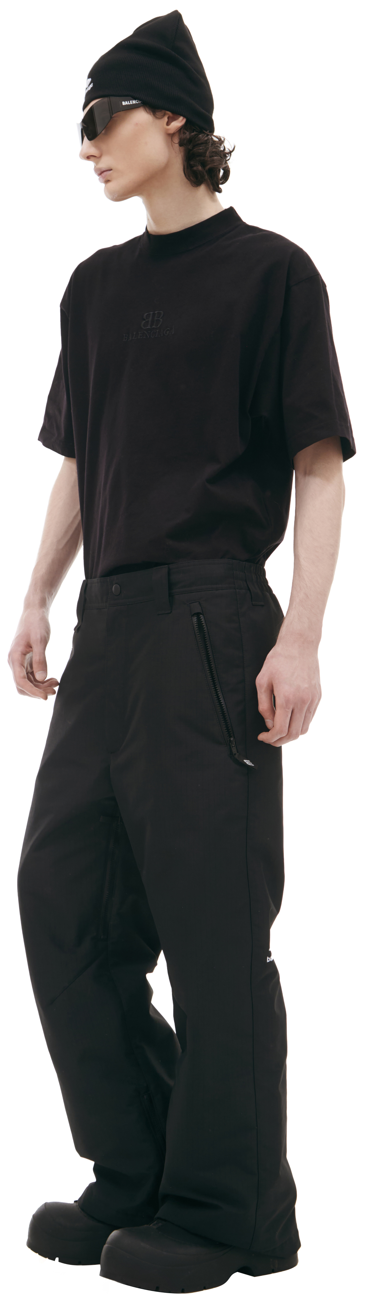 Balenciaga Black logo trousers