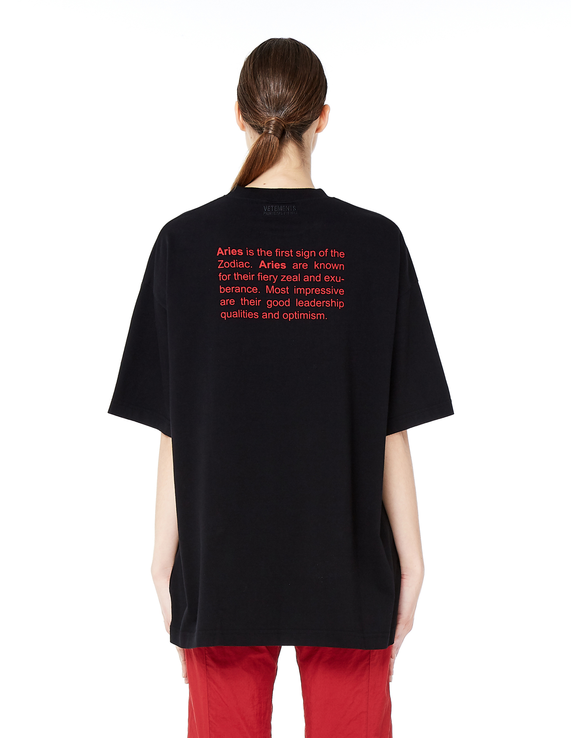 VETEMENTS Aries Cotton T-shirt