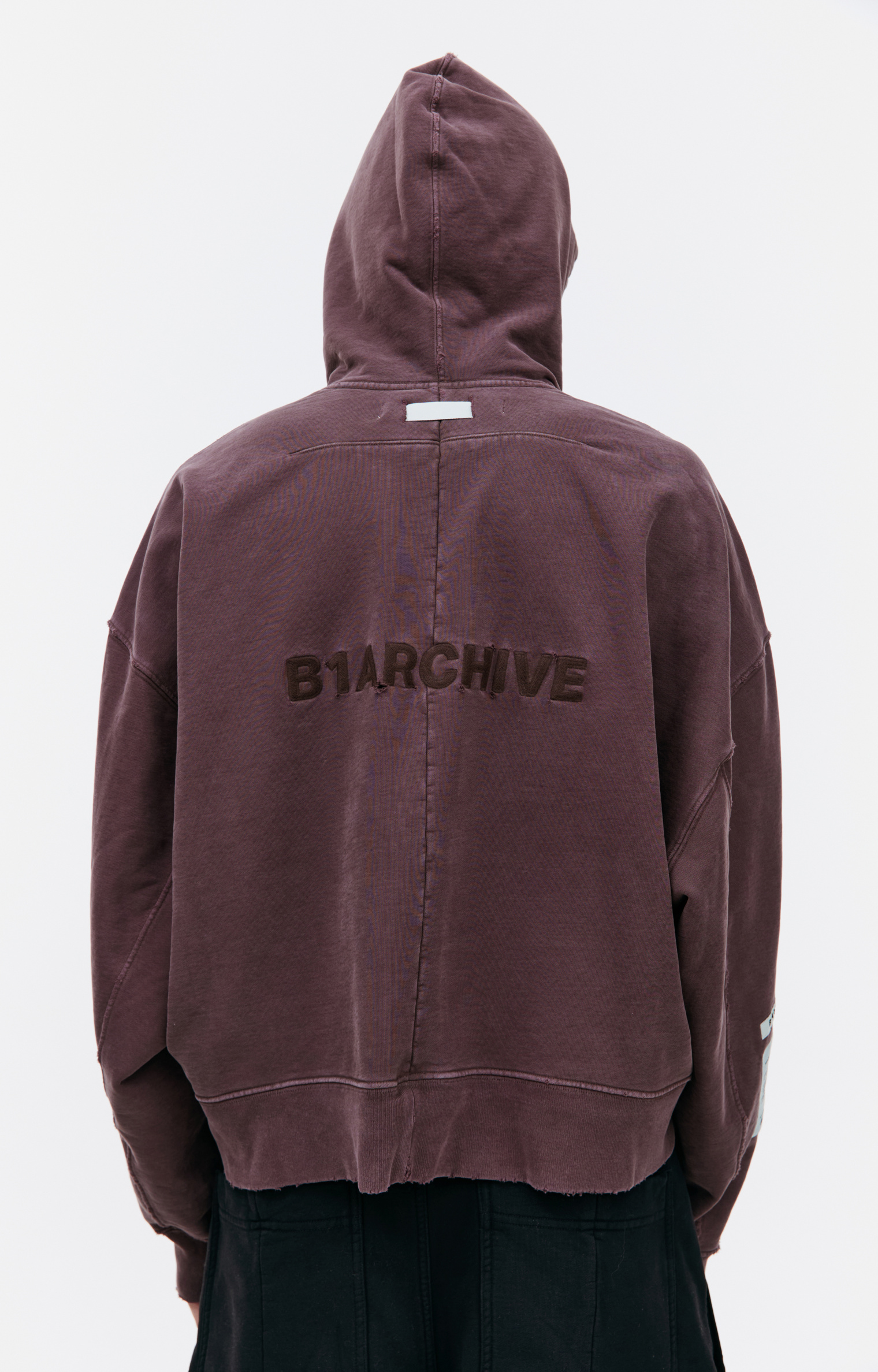 B1ARCHIVE Укороченное худи с логотипом