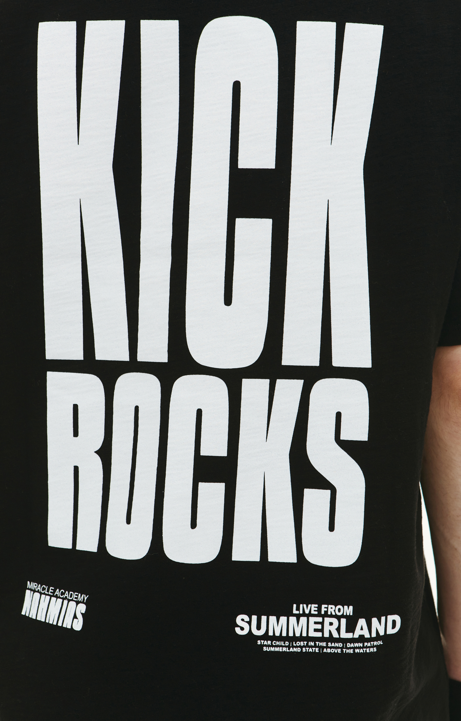 Nahmias Kick rocks printed t-shirt