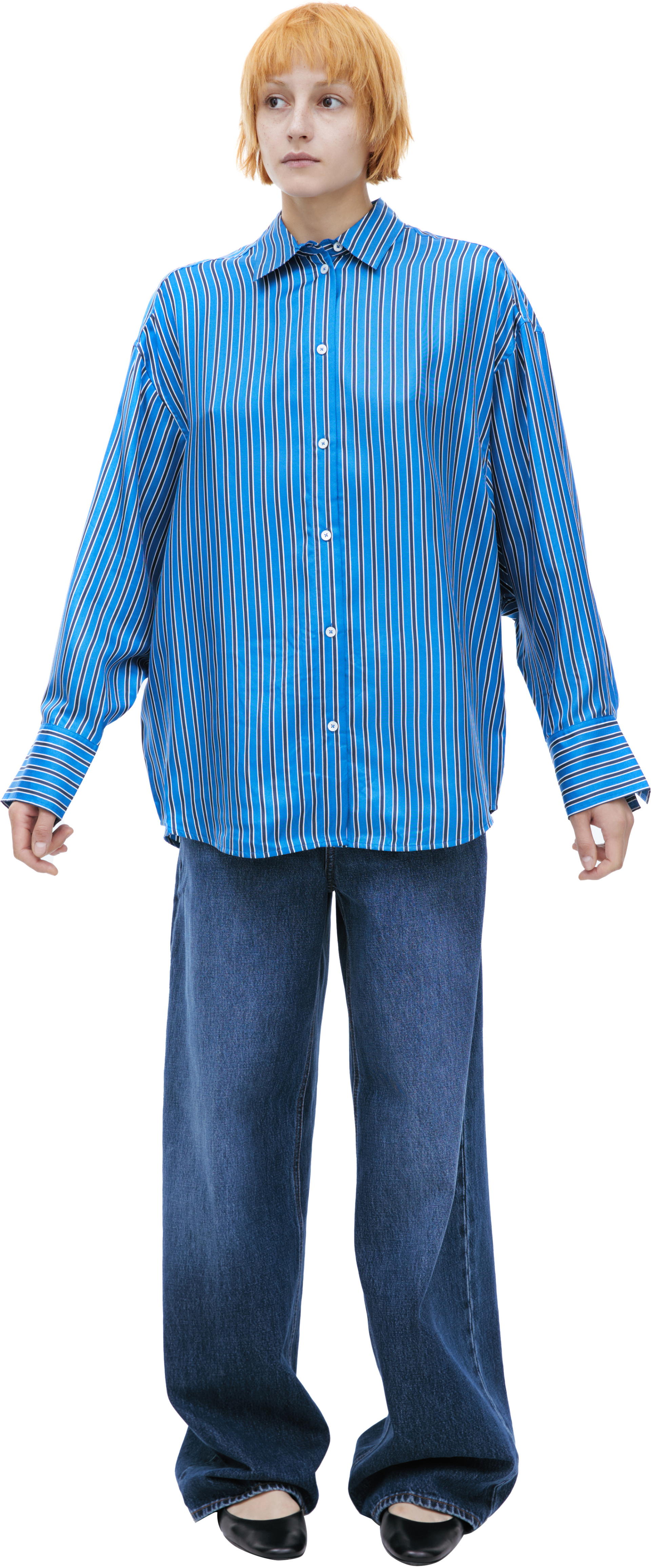 TOTEME Striped silk shirt