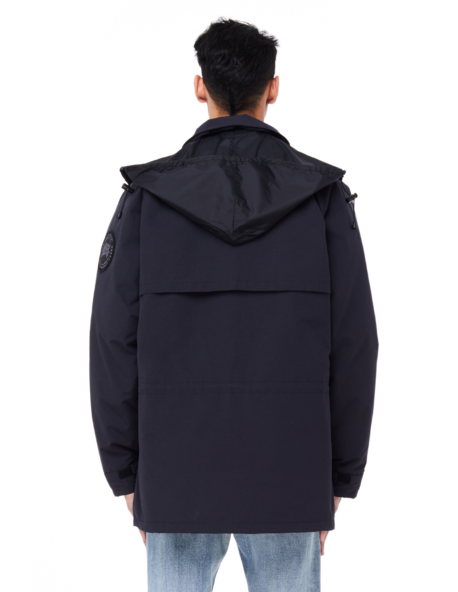 Junya Watanabe Темно-синий пуховик Canada Goose