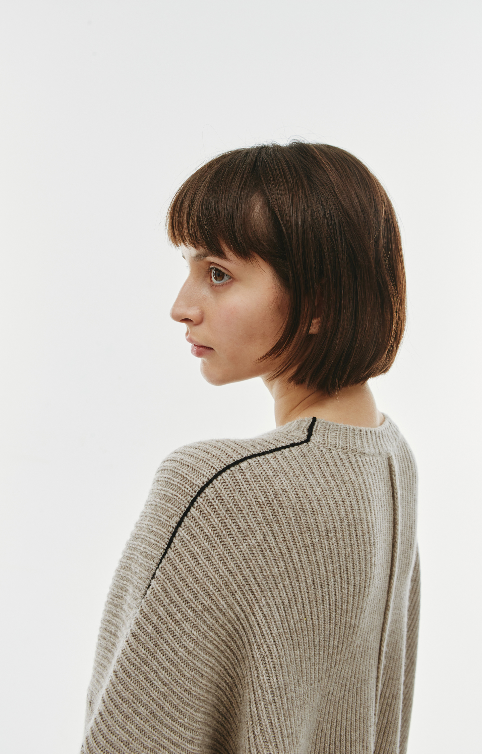 PETER DO Ribbed knit cape sweater