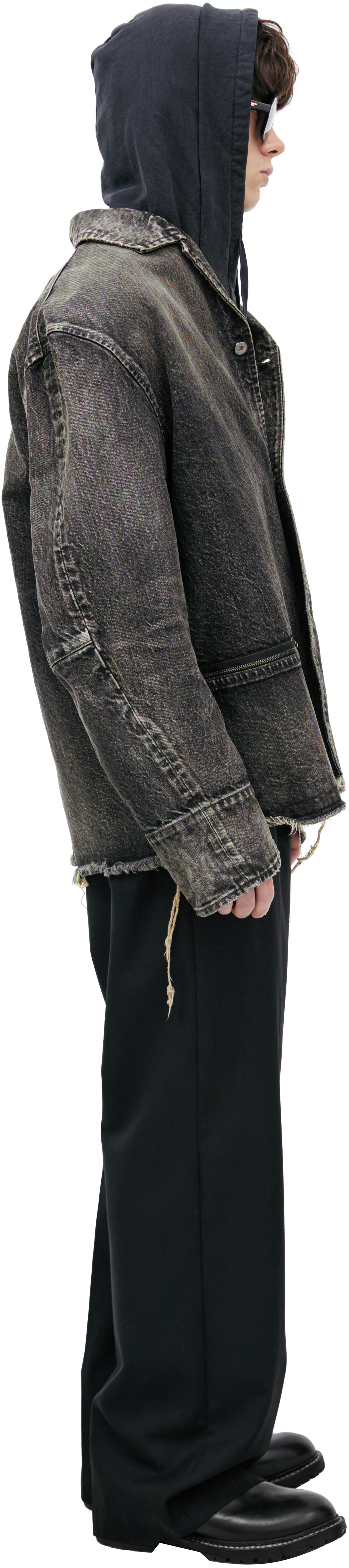 Doublet Denim jacket with washed out effect