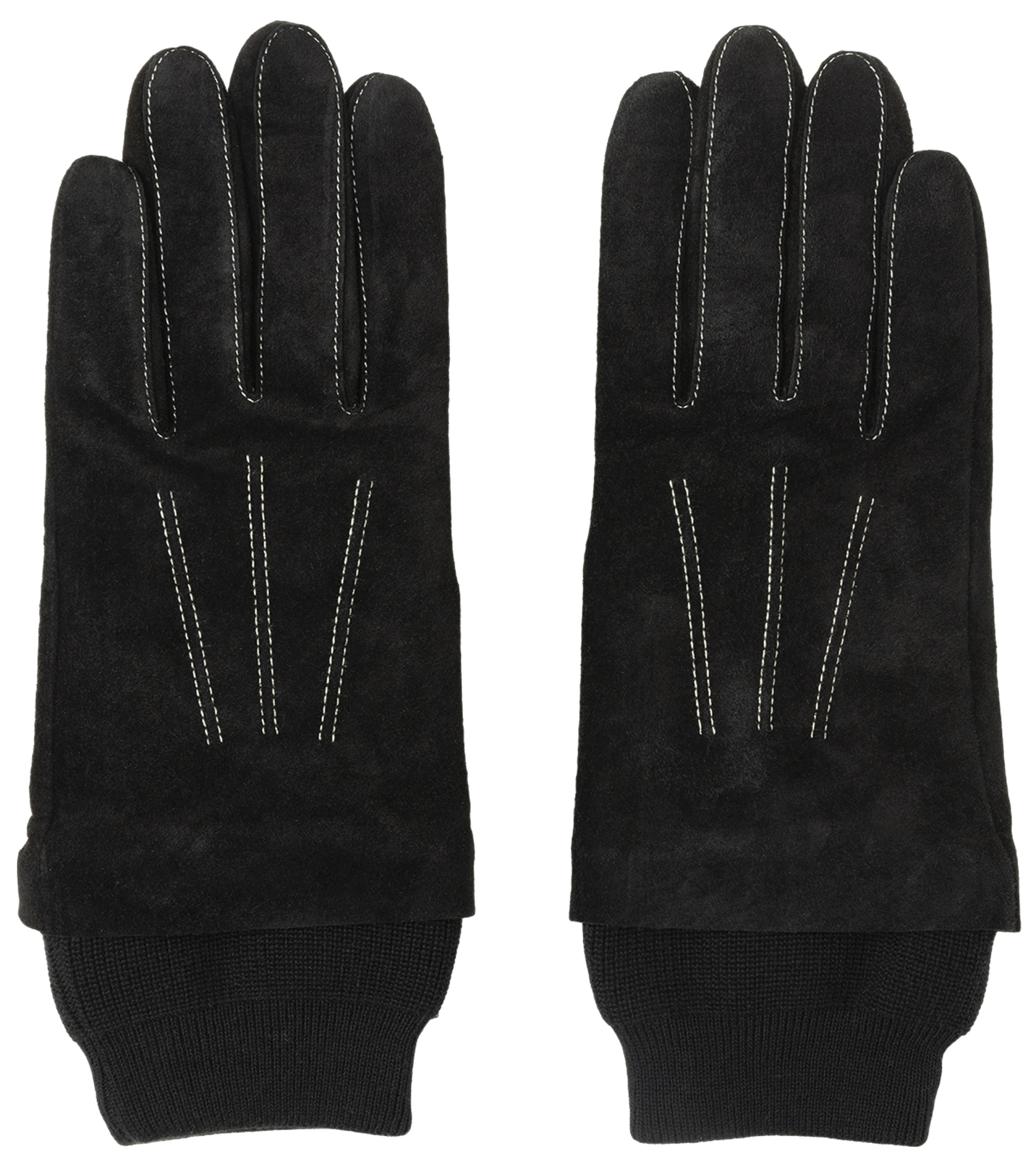 Undercover Black stitched gloves