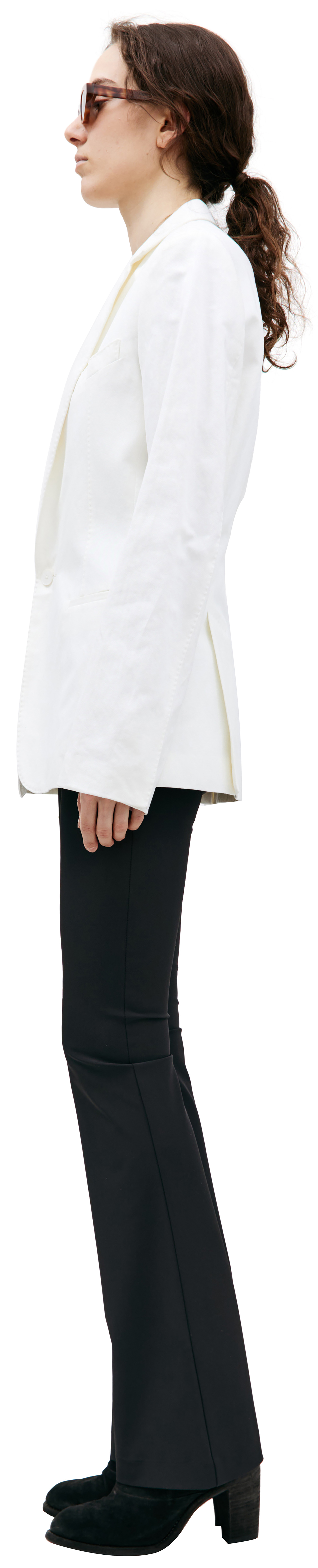 Haider Ackermann White Viscose Blazer