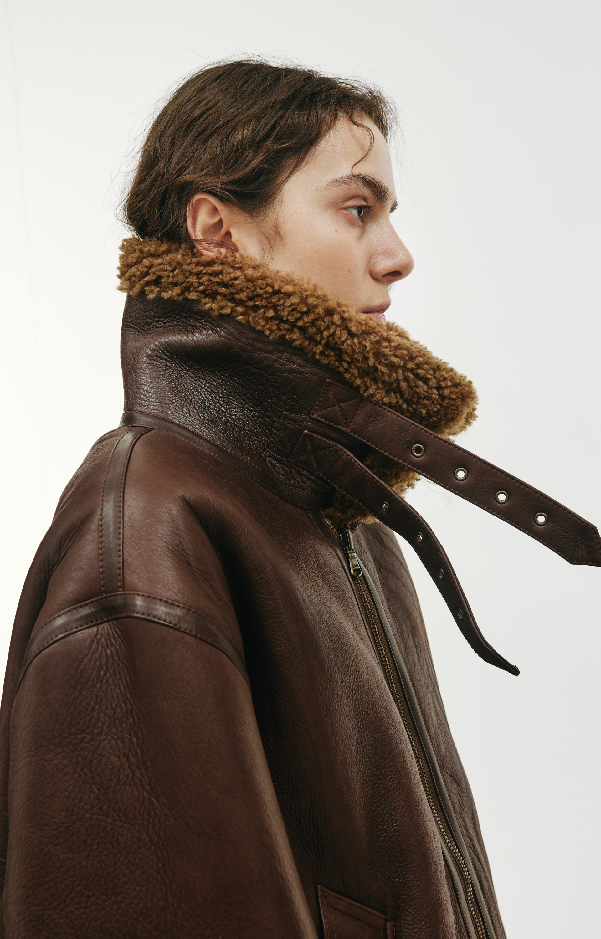 VETEMENTS Reversible shearling jacket