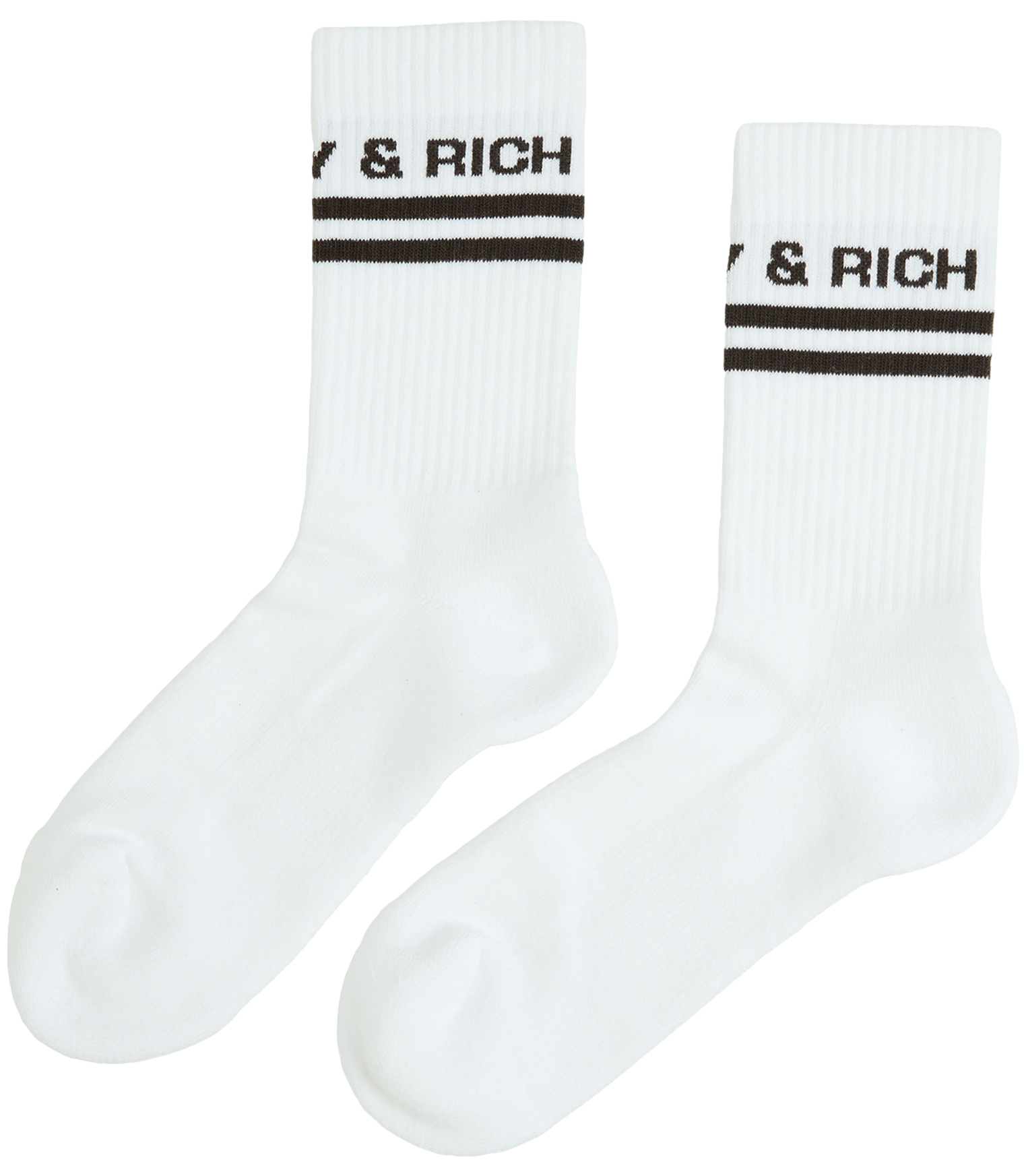 SPORTY & RICH Cotton socks with logo